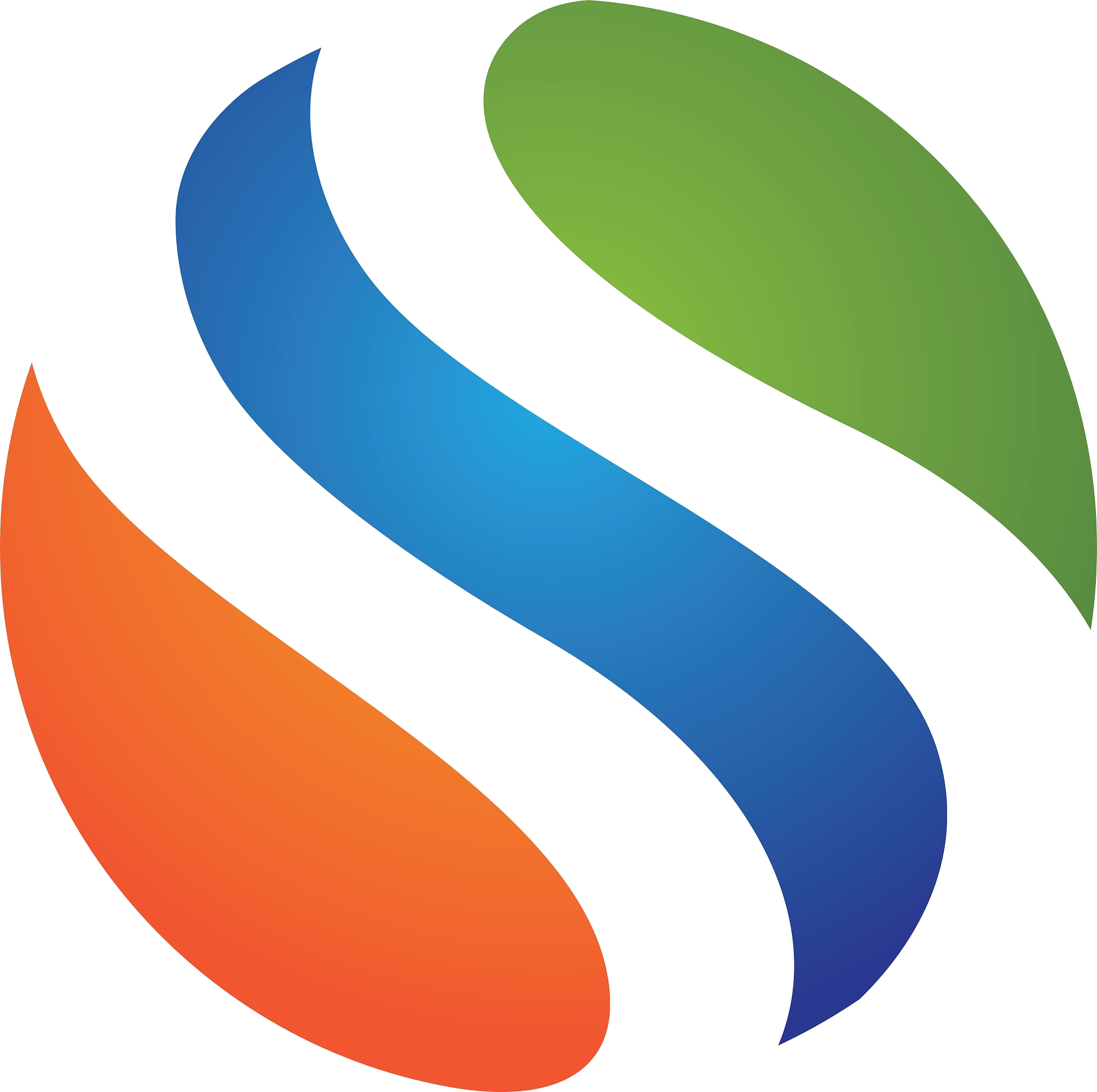 s letter logo template