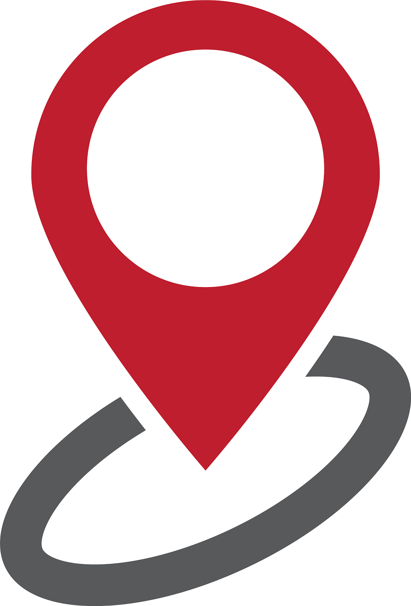 pin map logo icon design