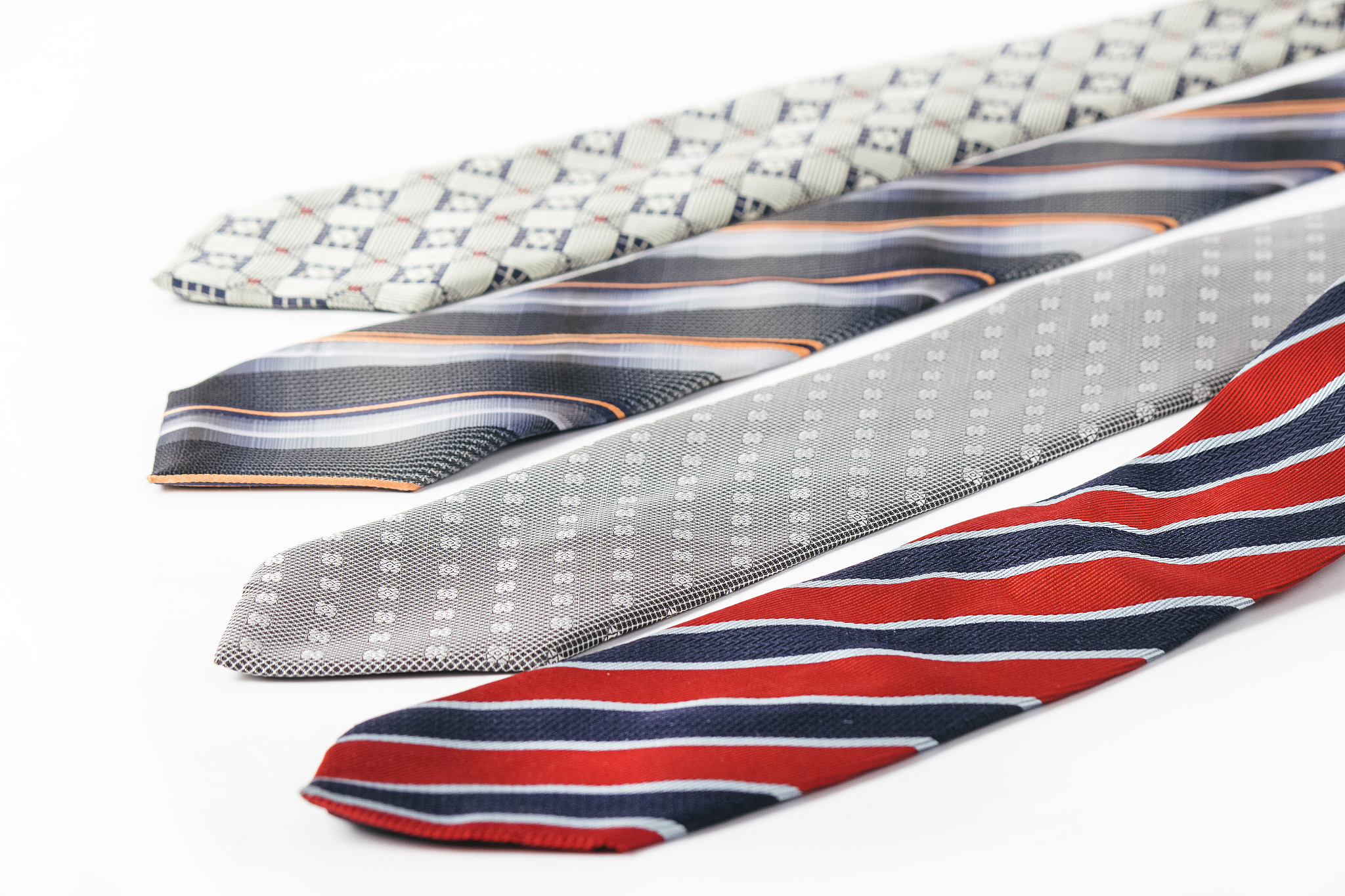 striped neckties