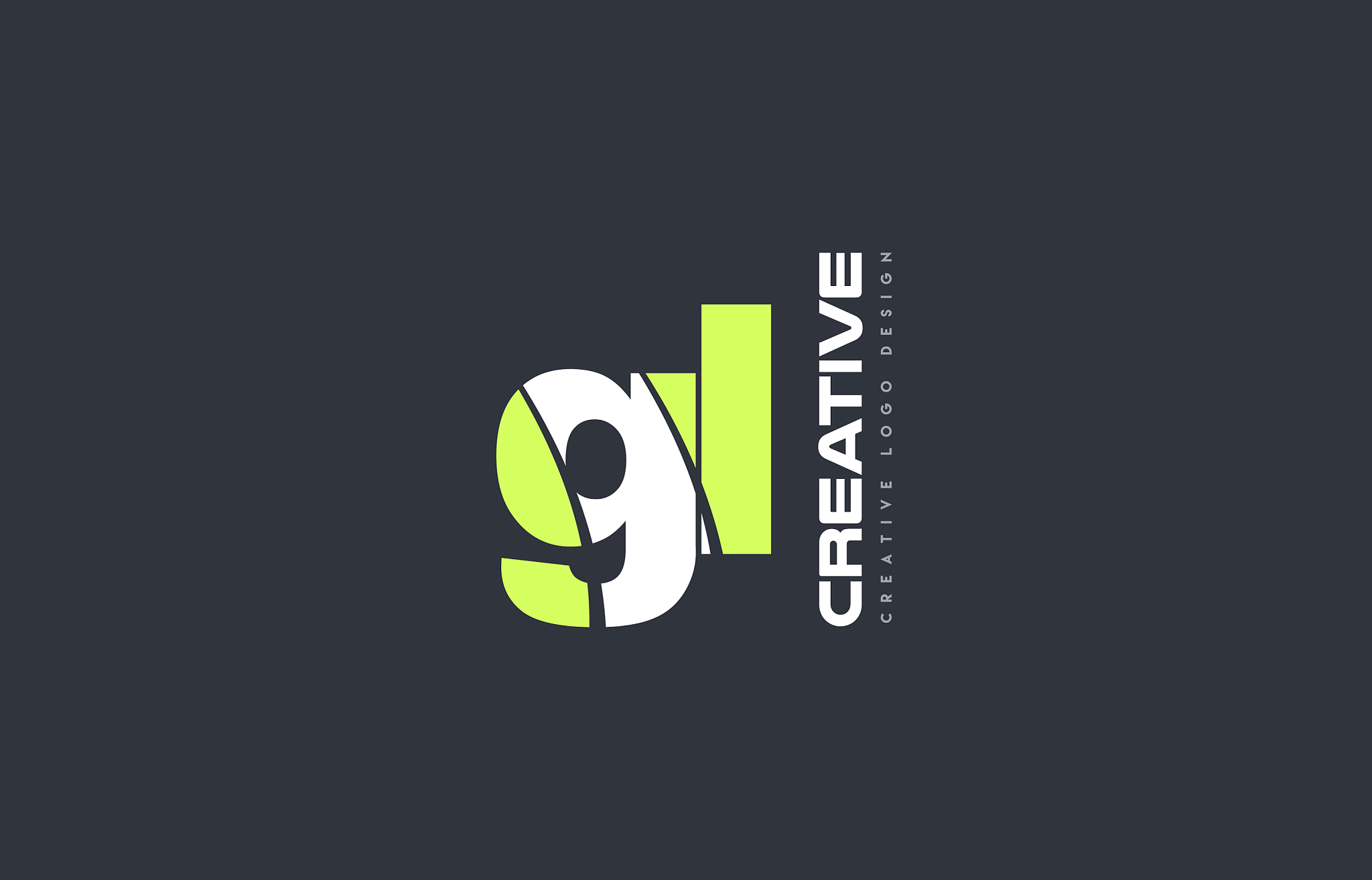 green letter gl g l combination logo icon company