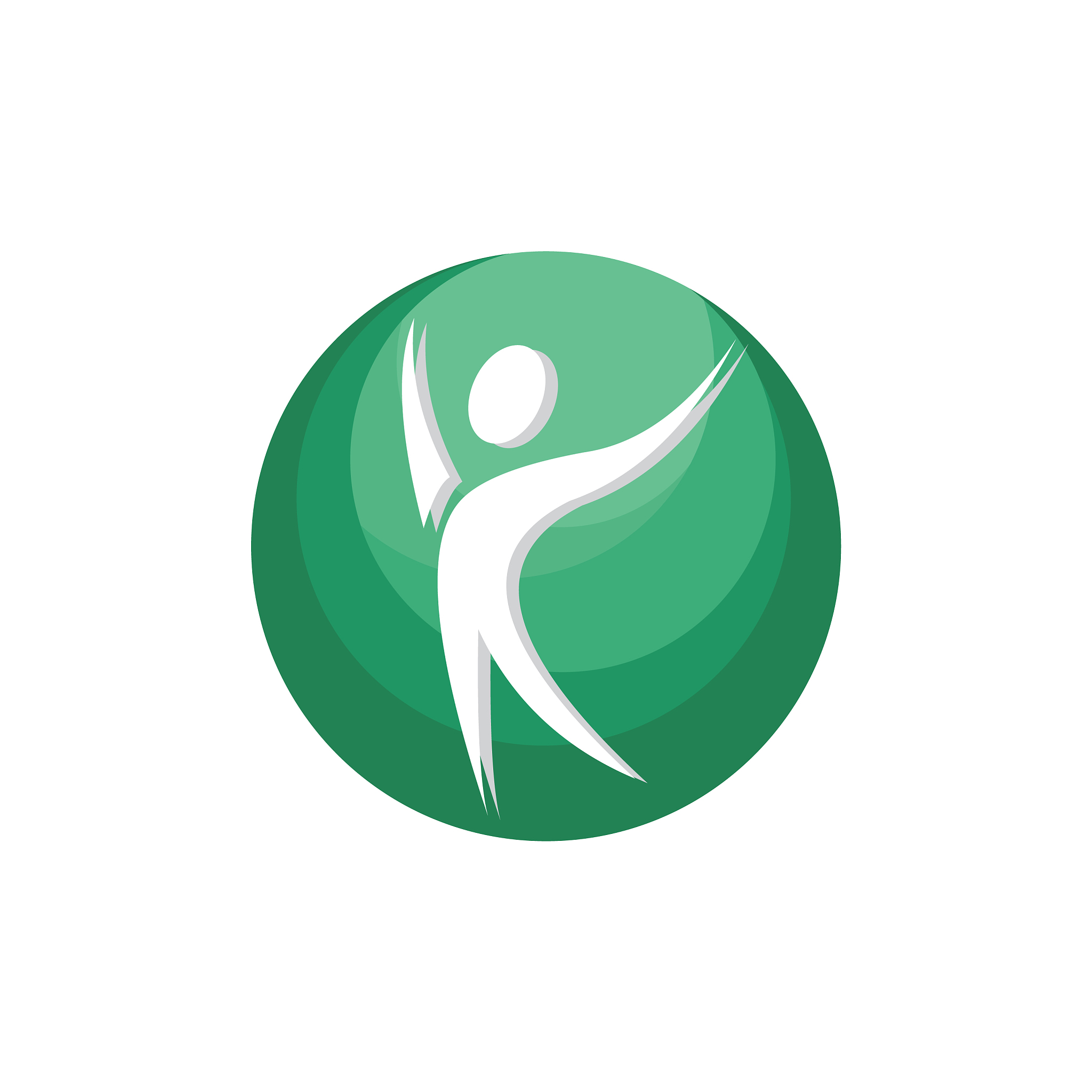 people abstract logo