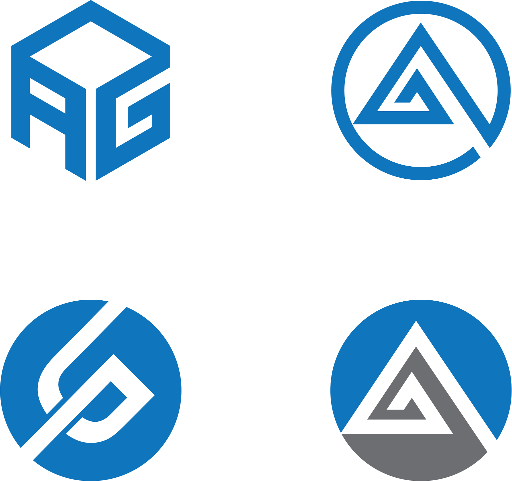 a letter icon logo template