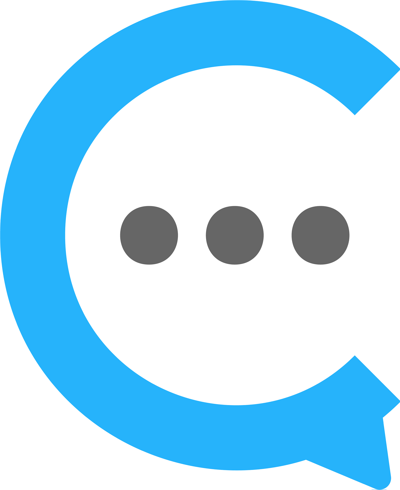 speech letter c logo icon design