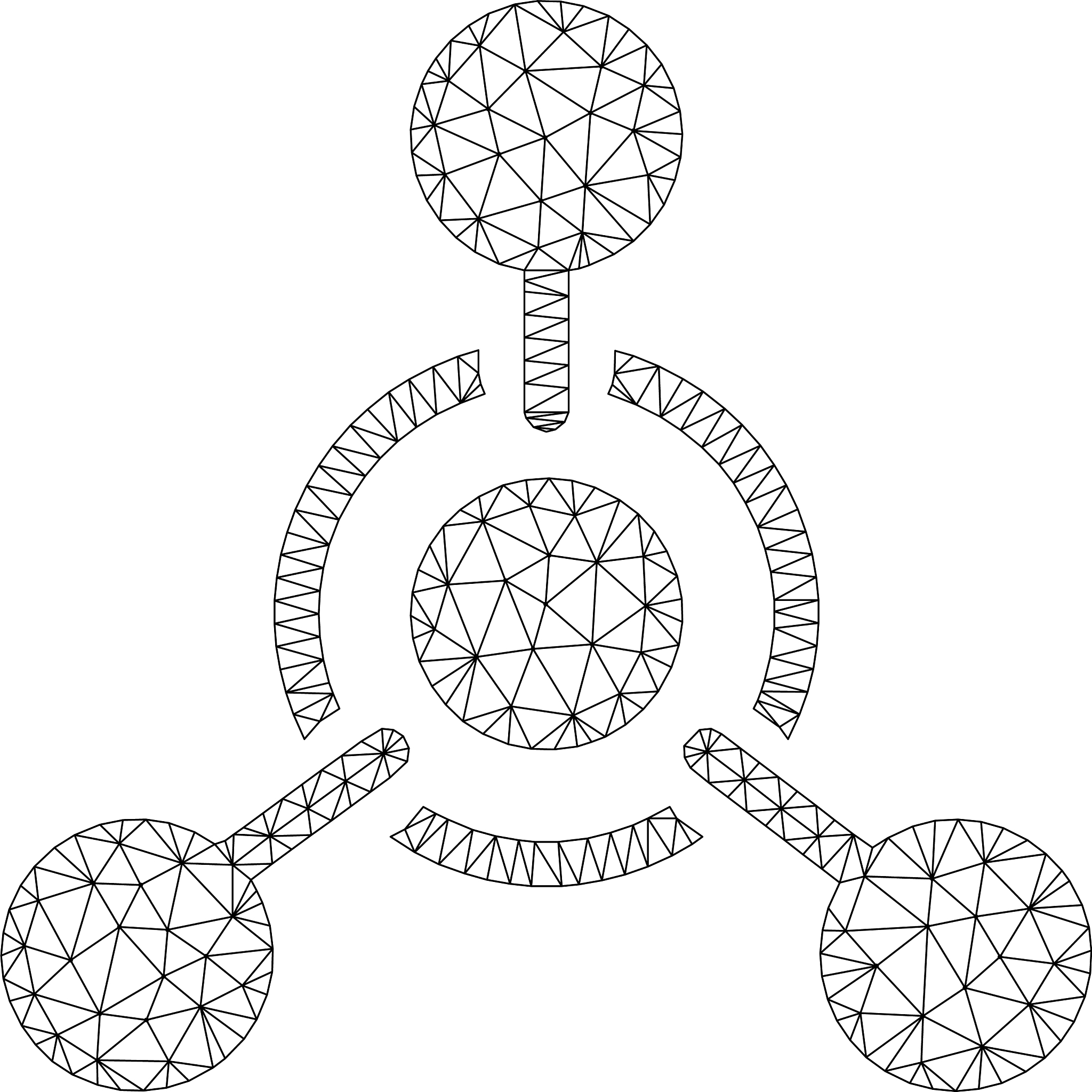 chemical weapon polygonal frame mesh