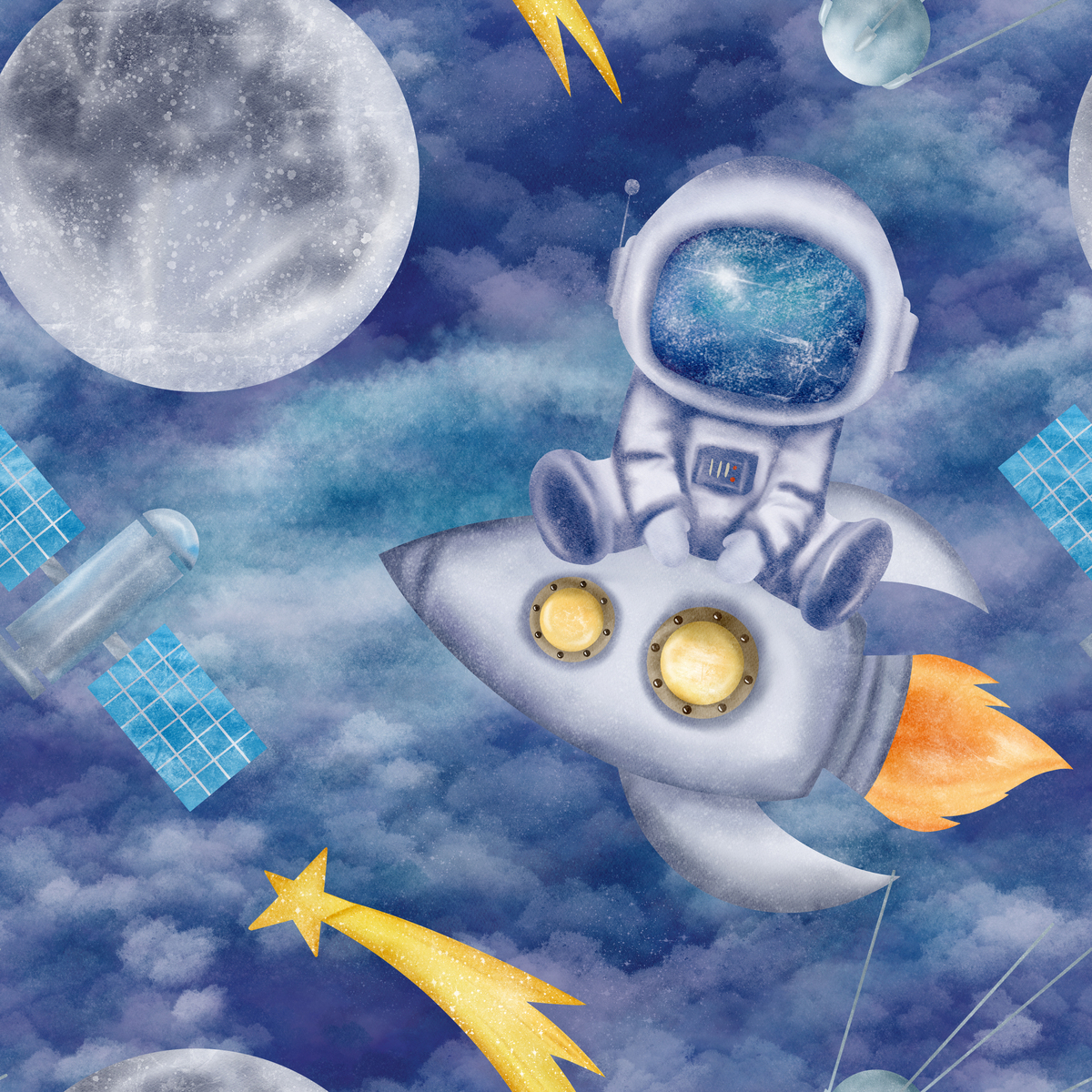 宇宙绘画教程：专业绘画师教你绘制宇宙图画