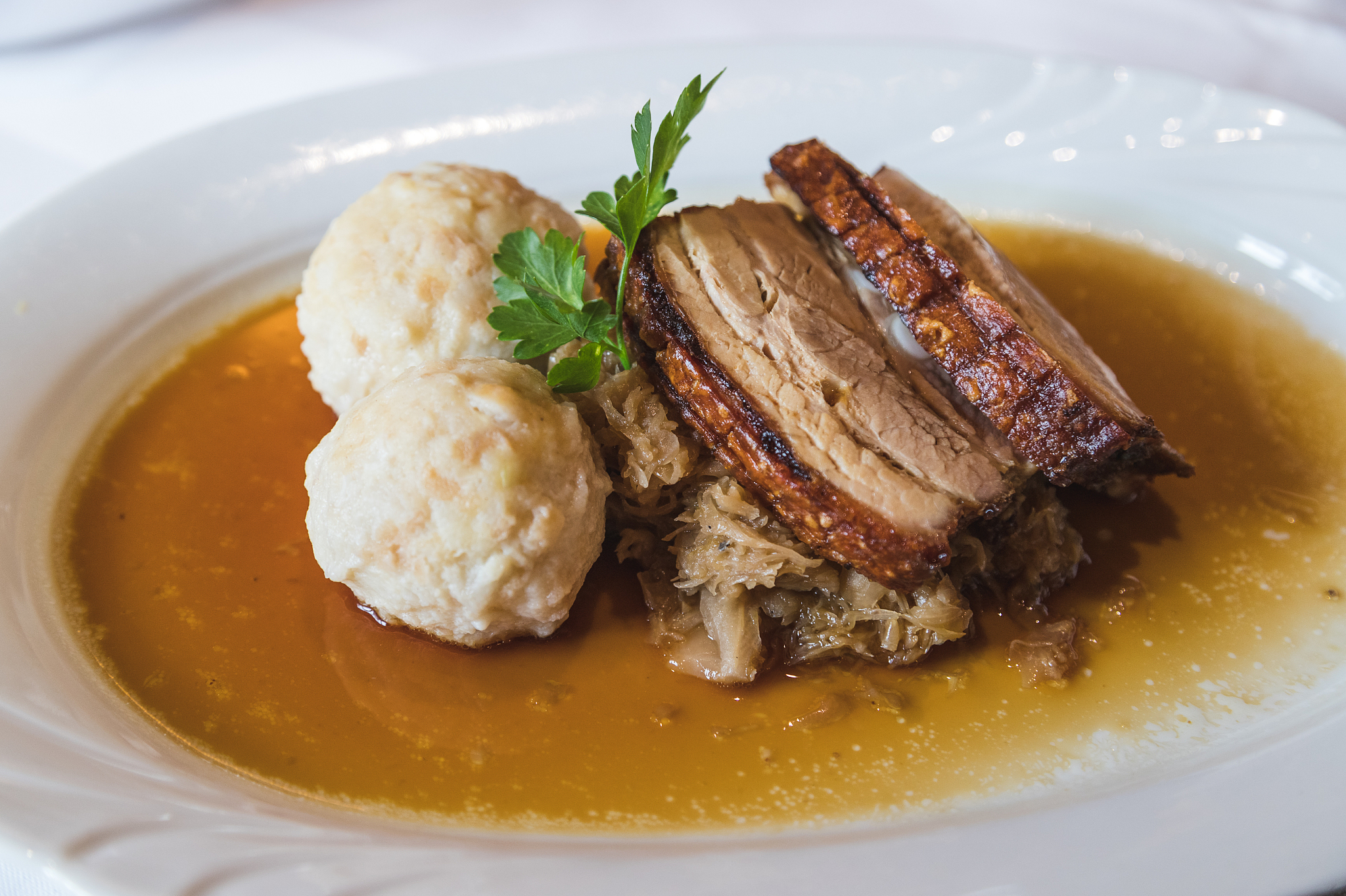 pork dish with gravy