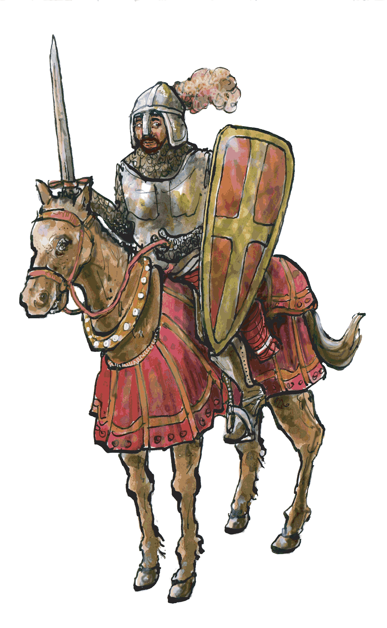 knight on a horse