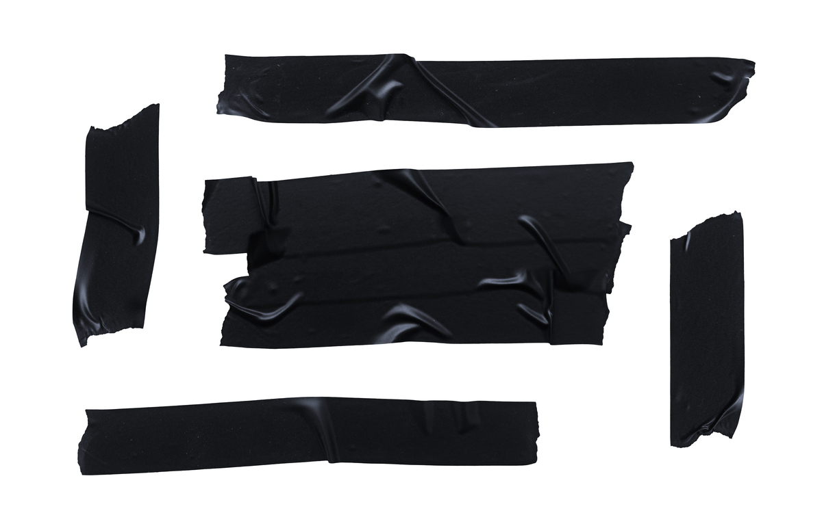 家具铭牌专用强力胶带 - 防水耐温无痕黑色双面胶