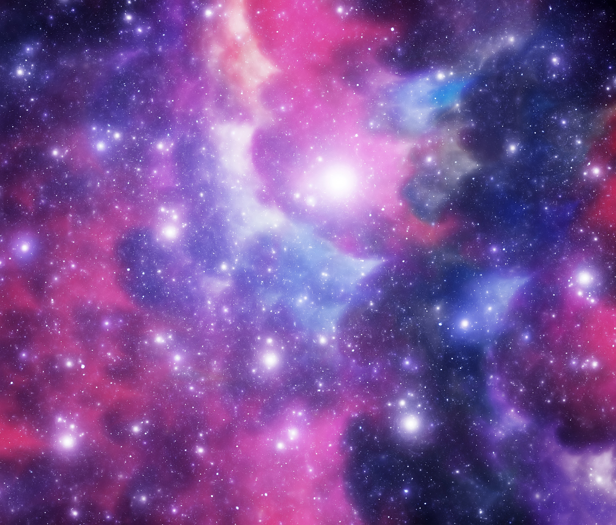 bright space nebula