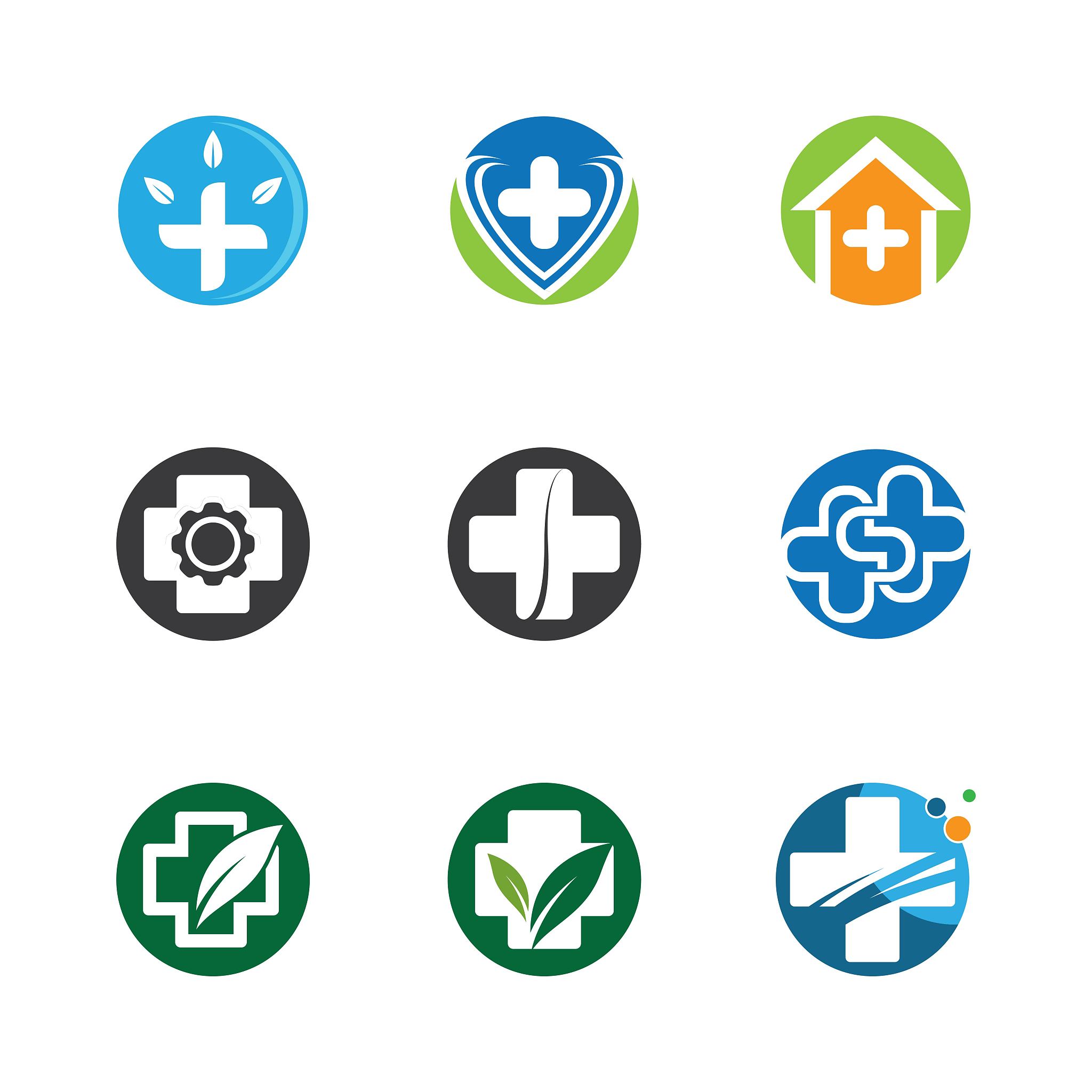 medical cross vector icon