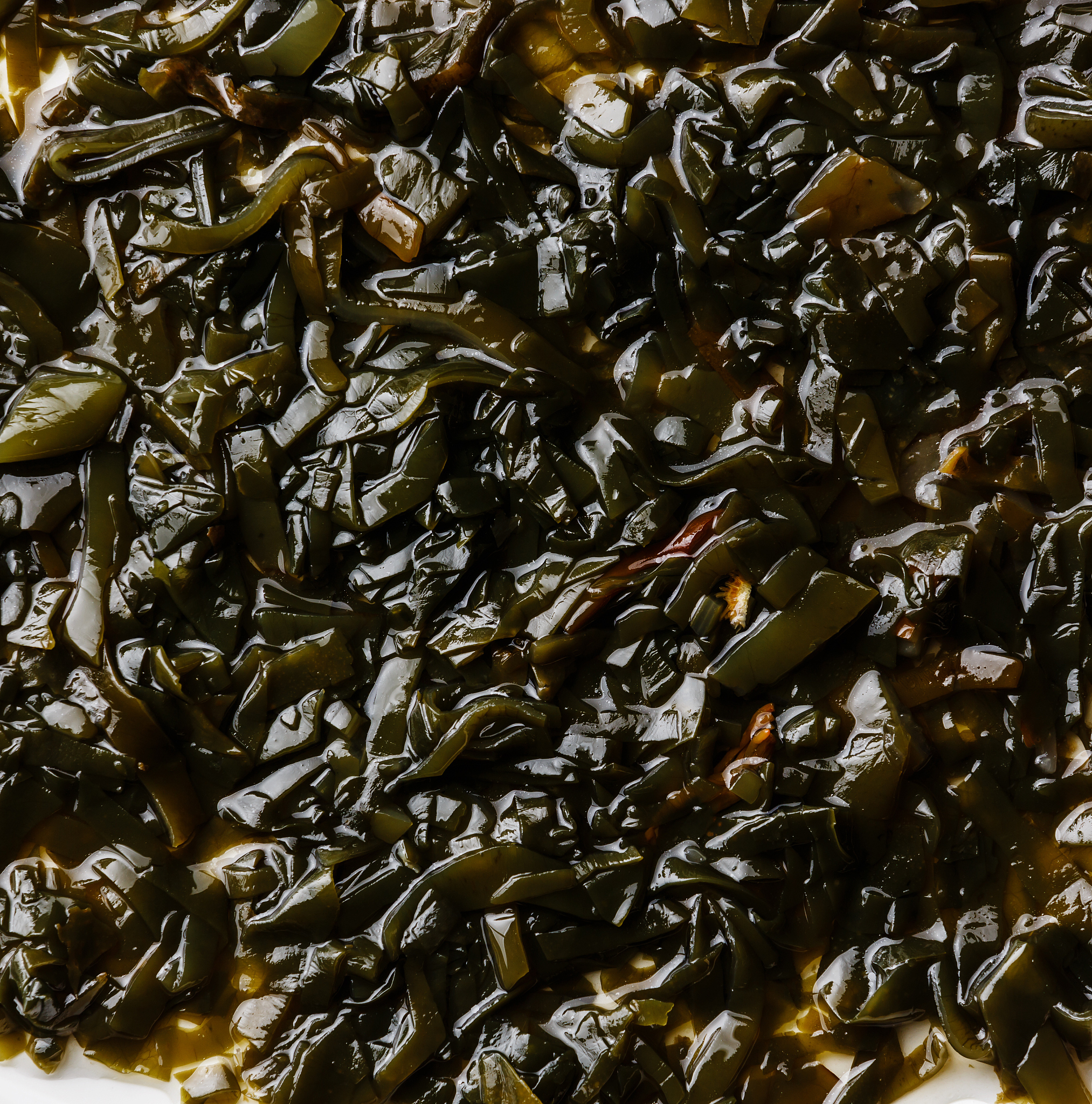 seaweed cabbage salad background