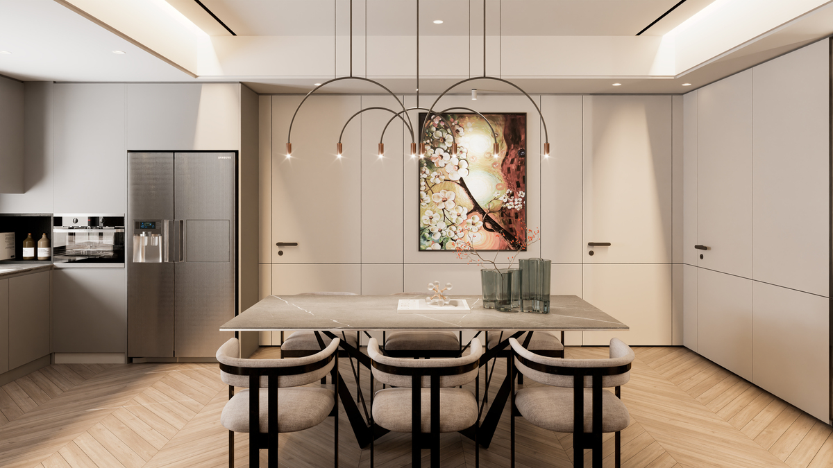 扮演一名设计师写篇1000字133㎡现代简约风纯粹舒适且质感的家的文章