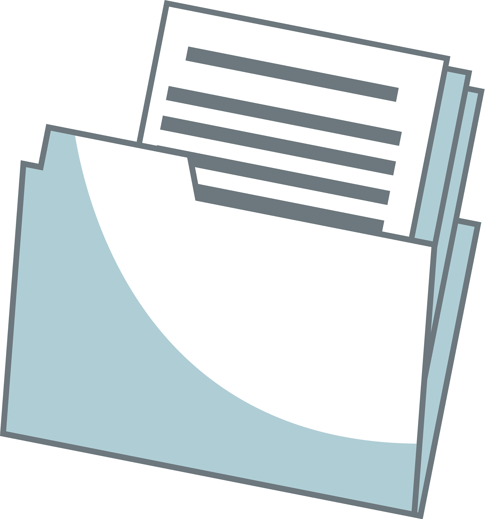 folder file document paper office archive