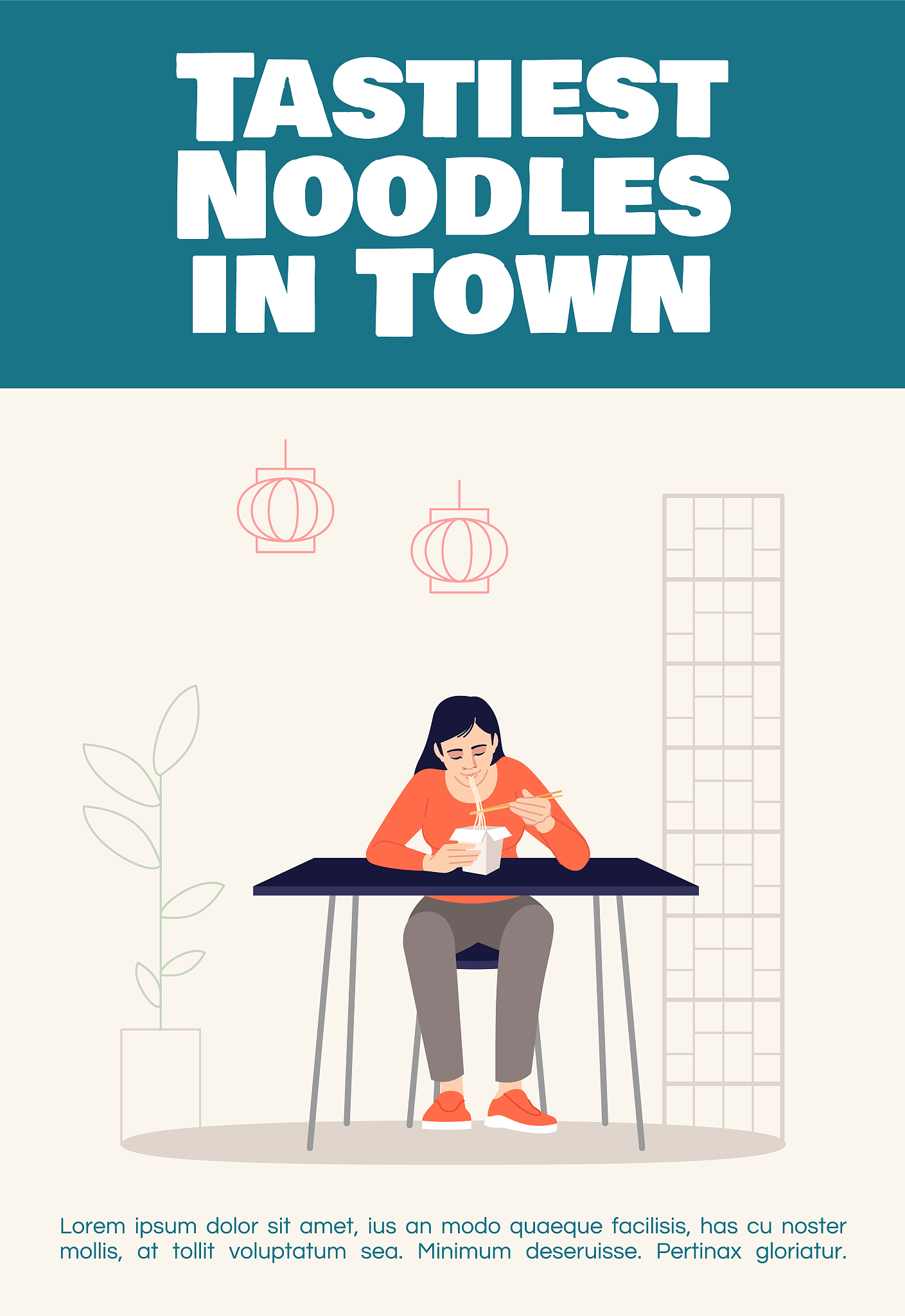 写一句有创意的卖面条的广告词有谐音