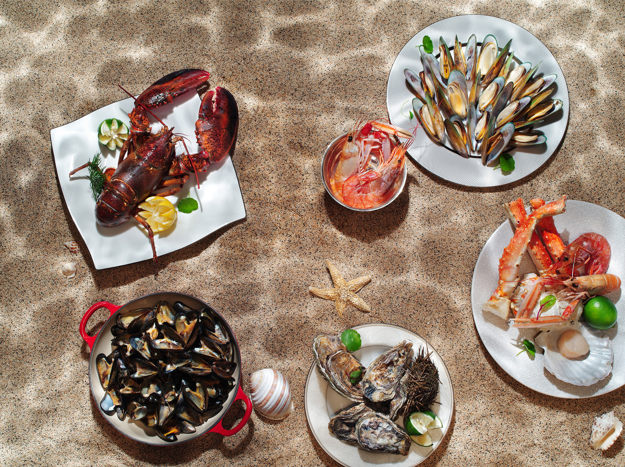 饭店宣传鲍鱼虾蟹鸡的话语用一些修辞用语