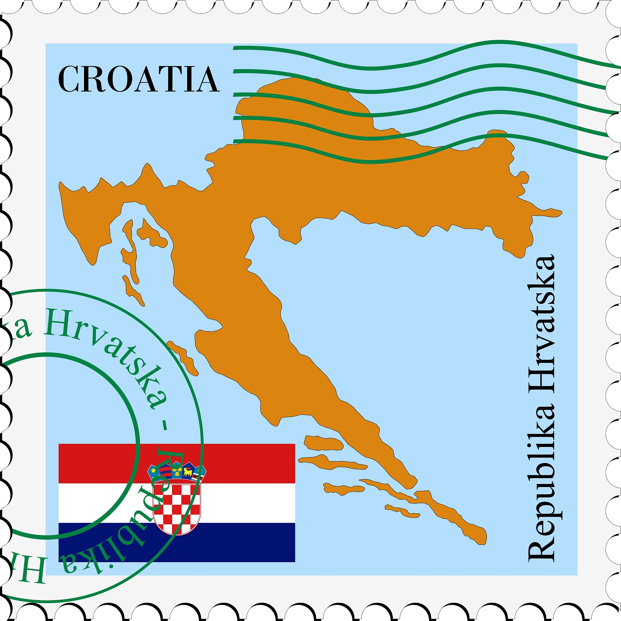mail to-from croatia