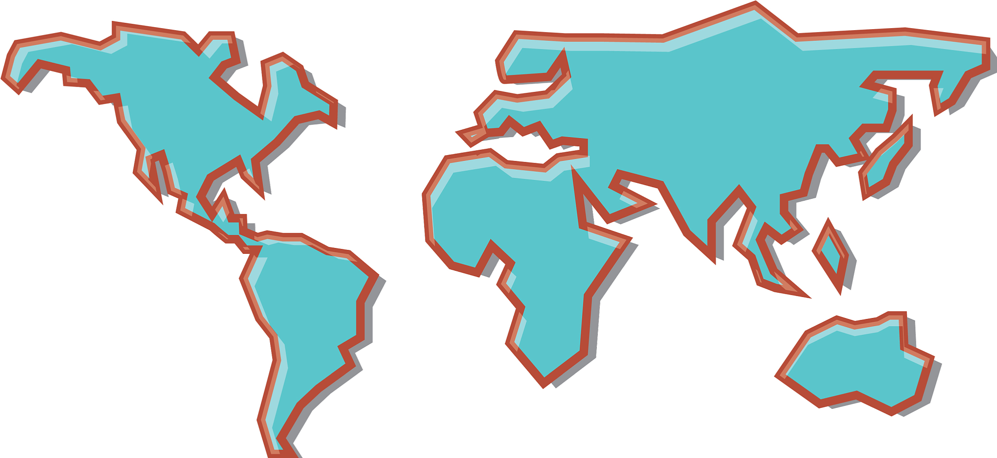 earth planet map icon