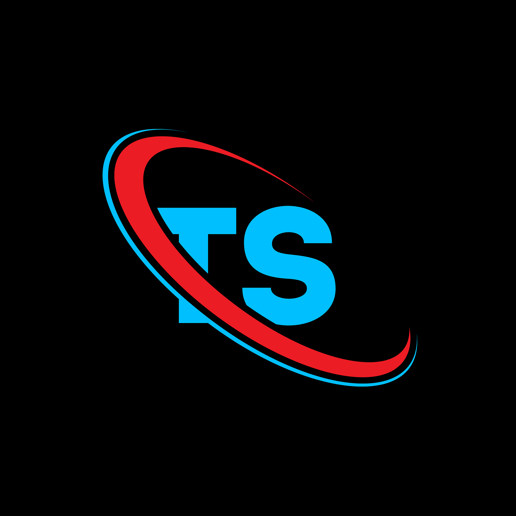 ts t s letter logo design initial letter ts