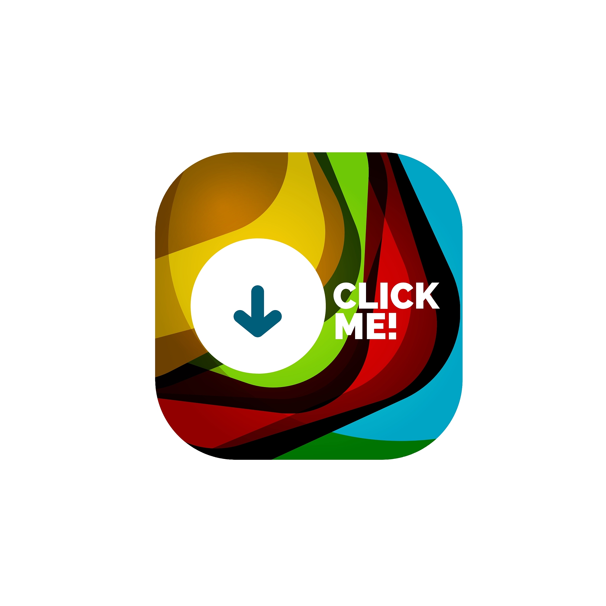 abstract square button template