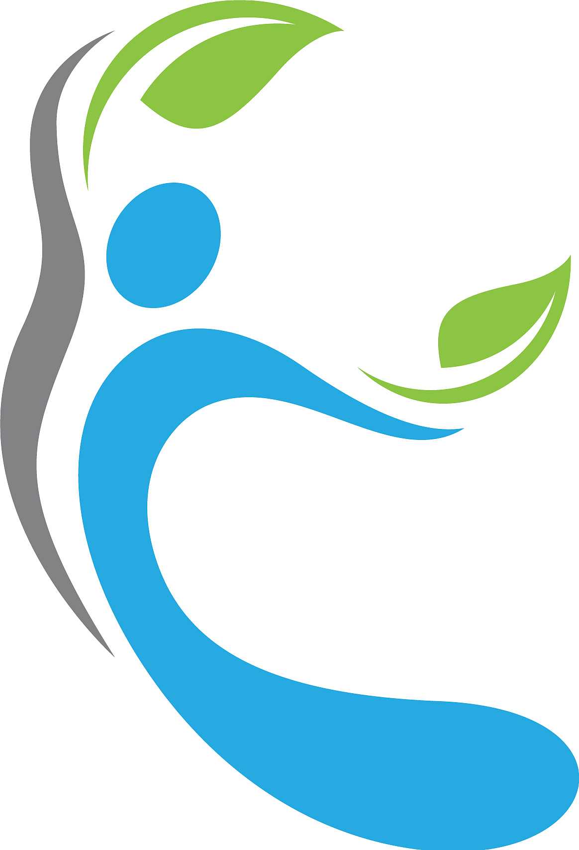 human character logo sign health care logo sign