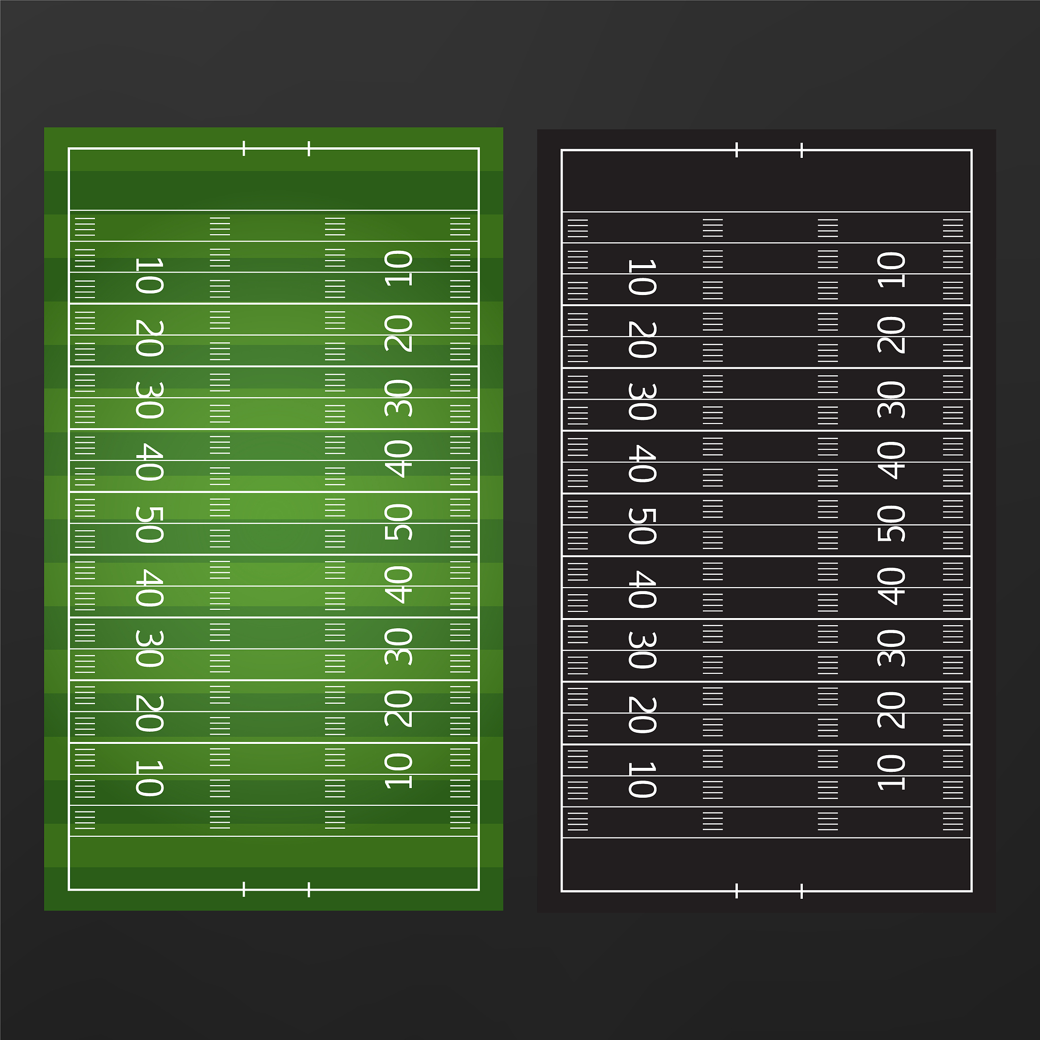 football or soccer game strategy plan isolated on blackboard wit