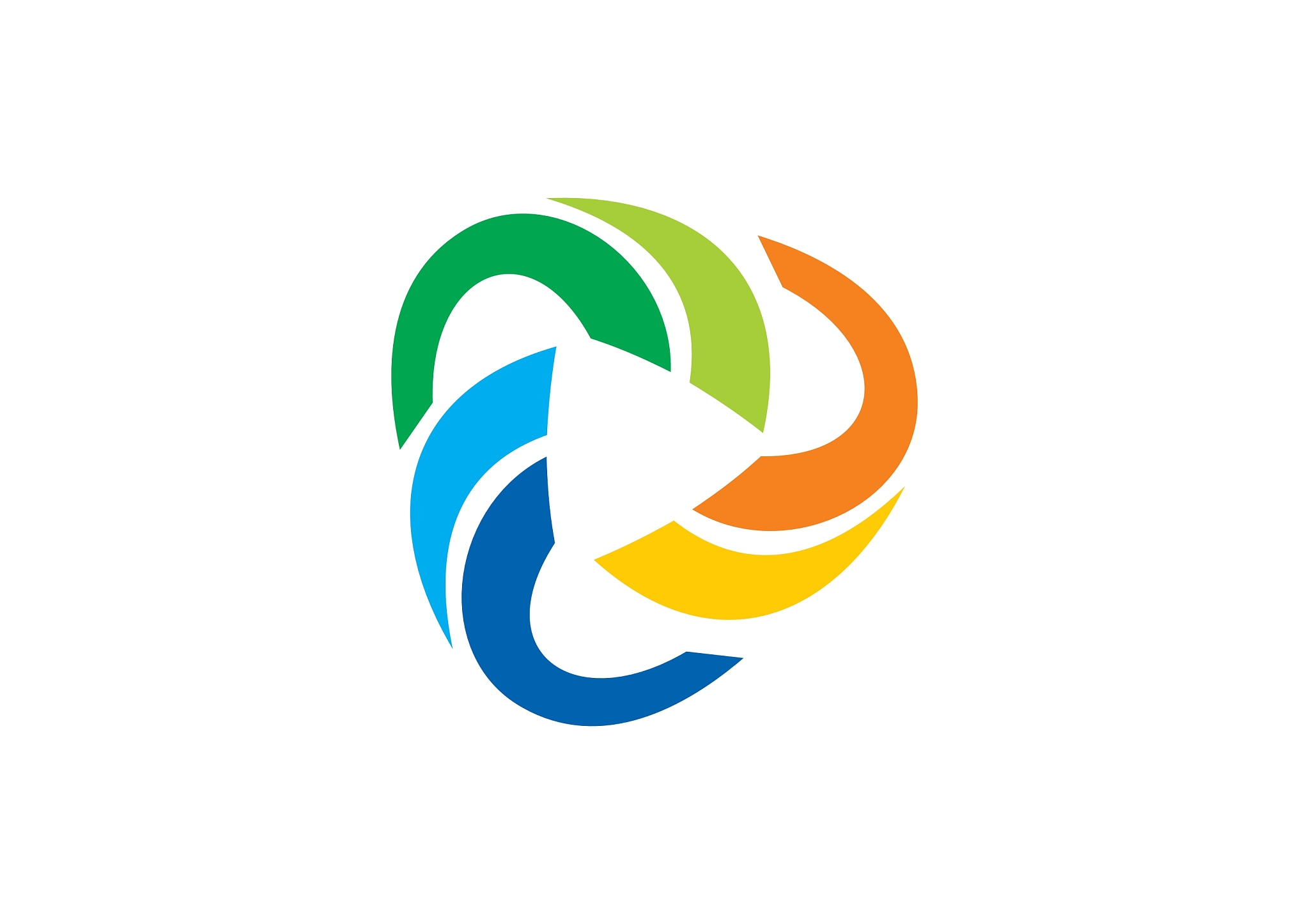 circular color social media logo