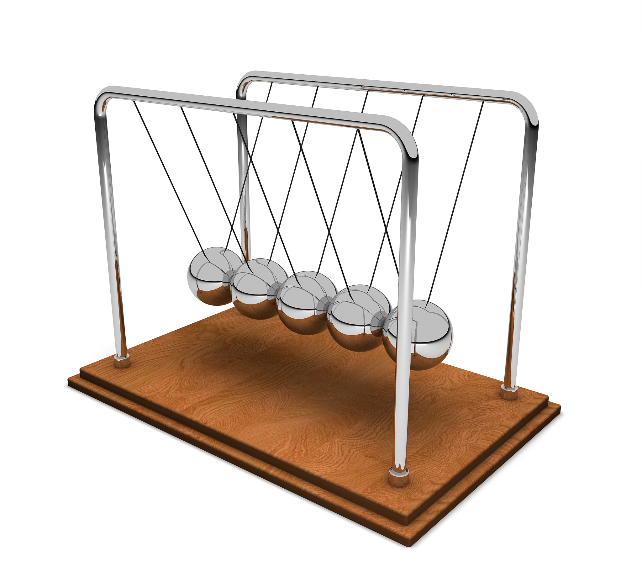 自制牛顿摆模型持续次数大概多少次