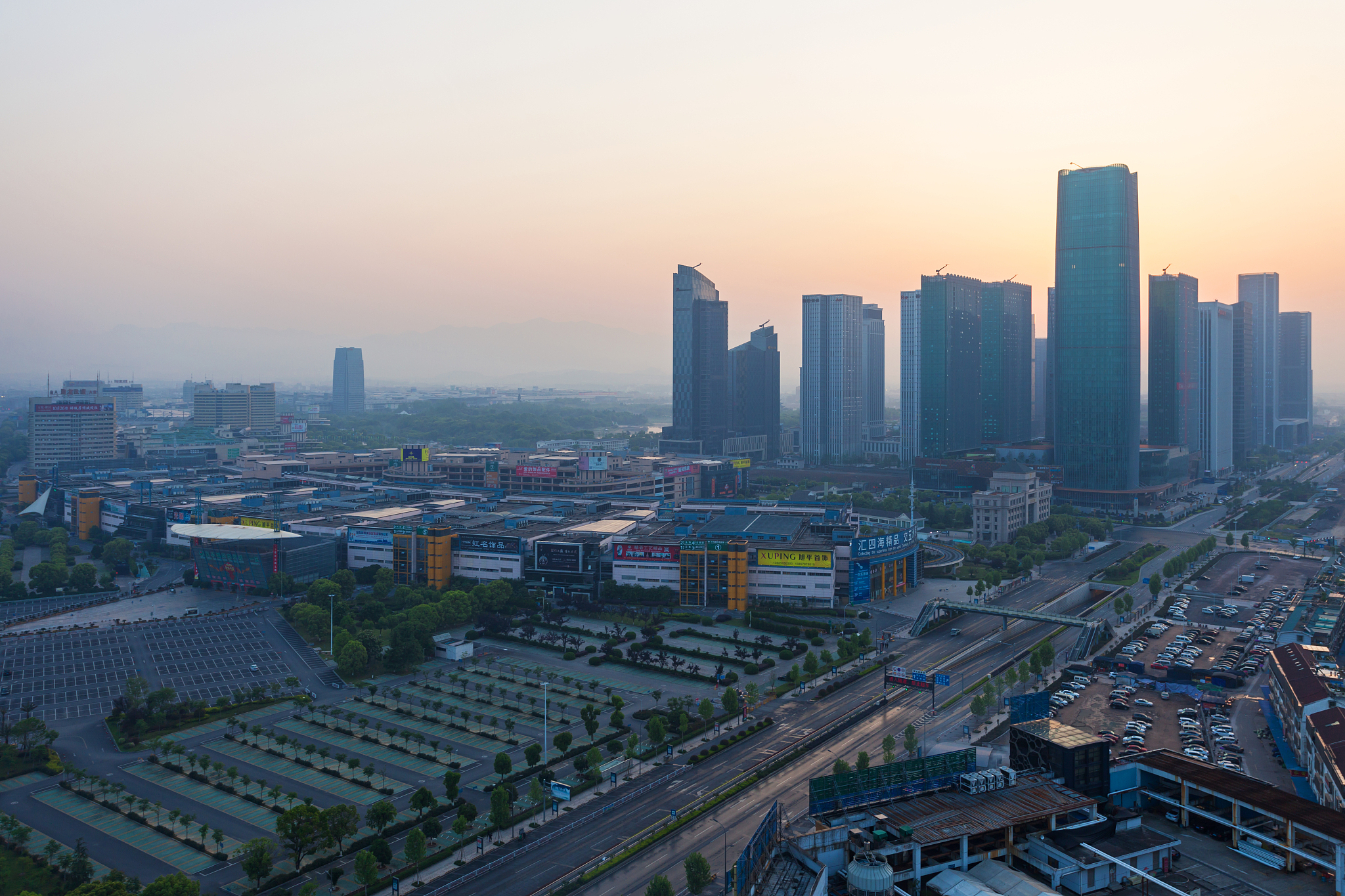 义乌城市景观