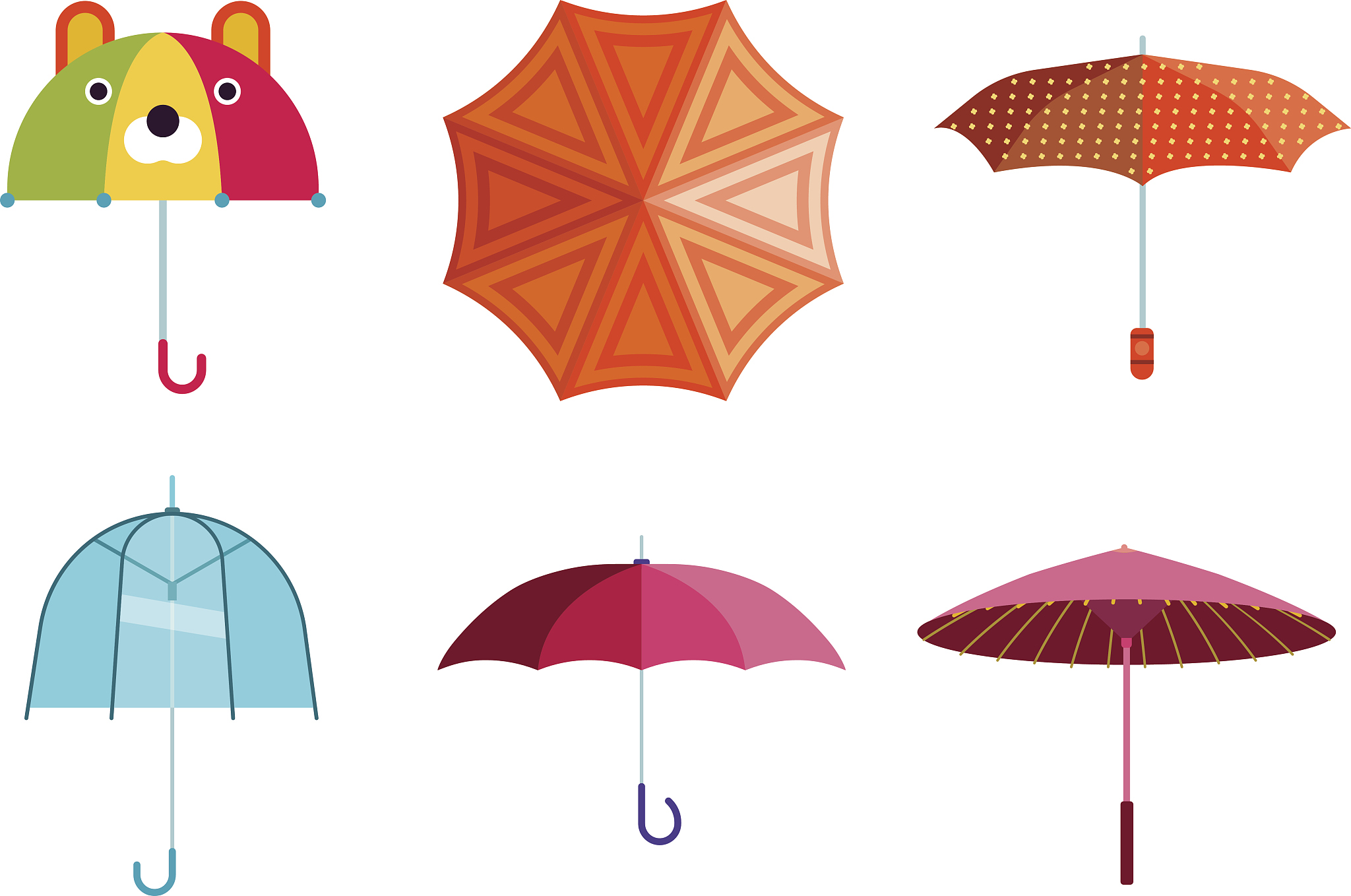 umbrella vector illustration.