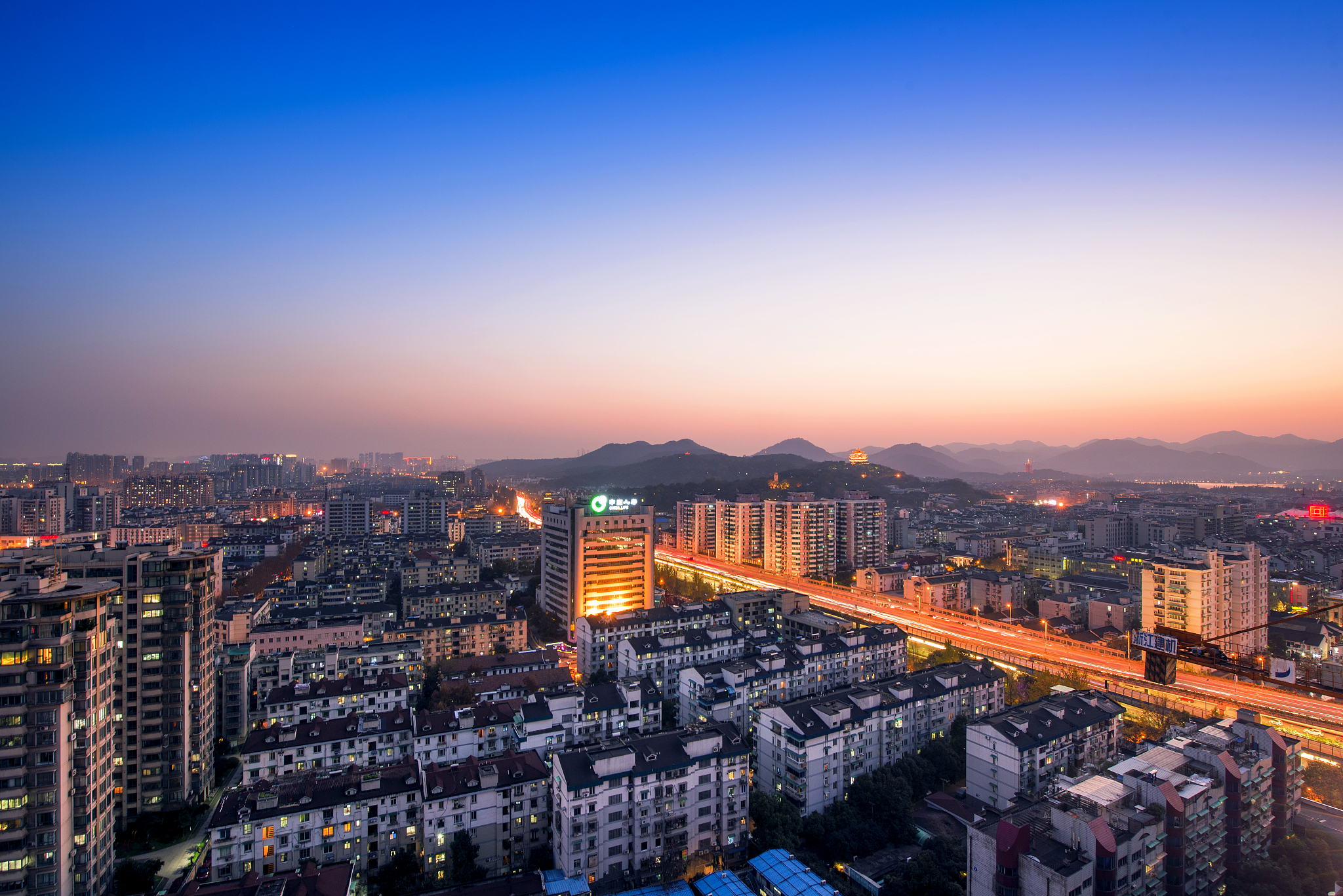 杭州城市夜景