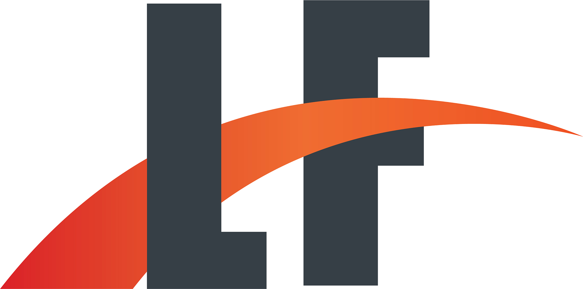initial letter overlapping design logo