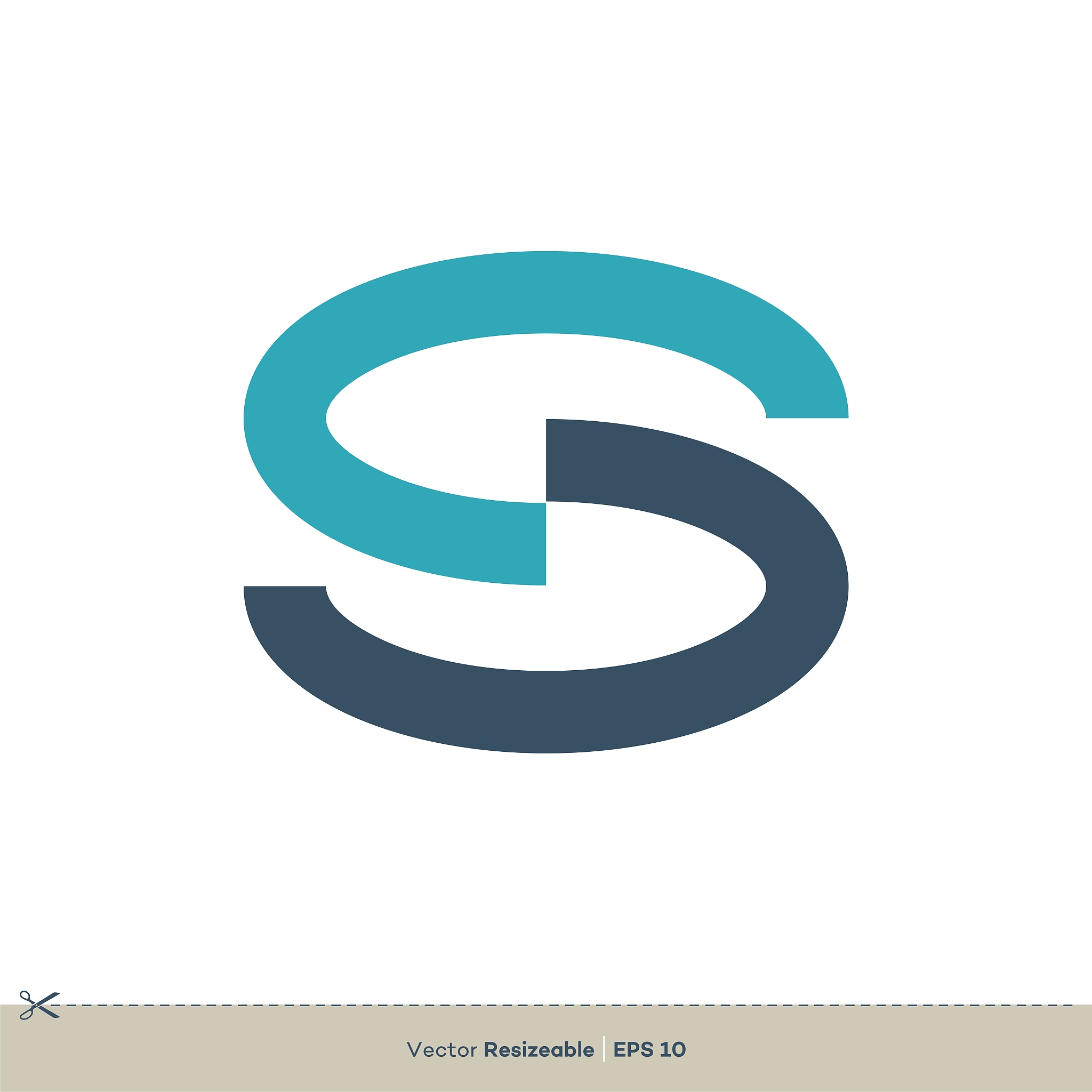s letter logo template illustration design. vector eps 10.