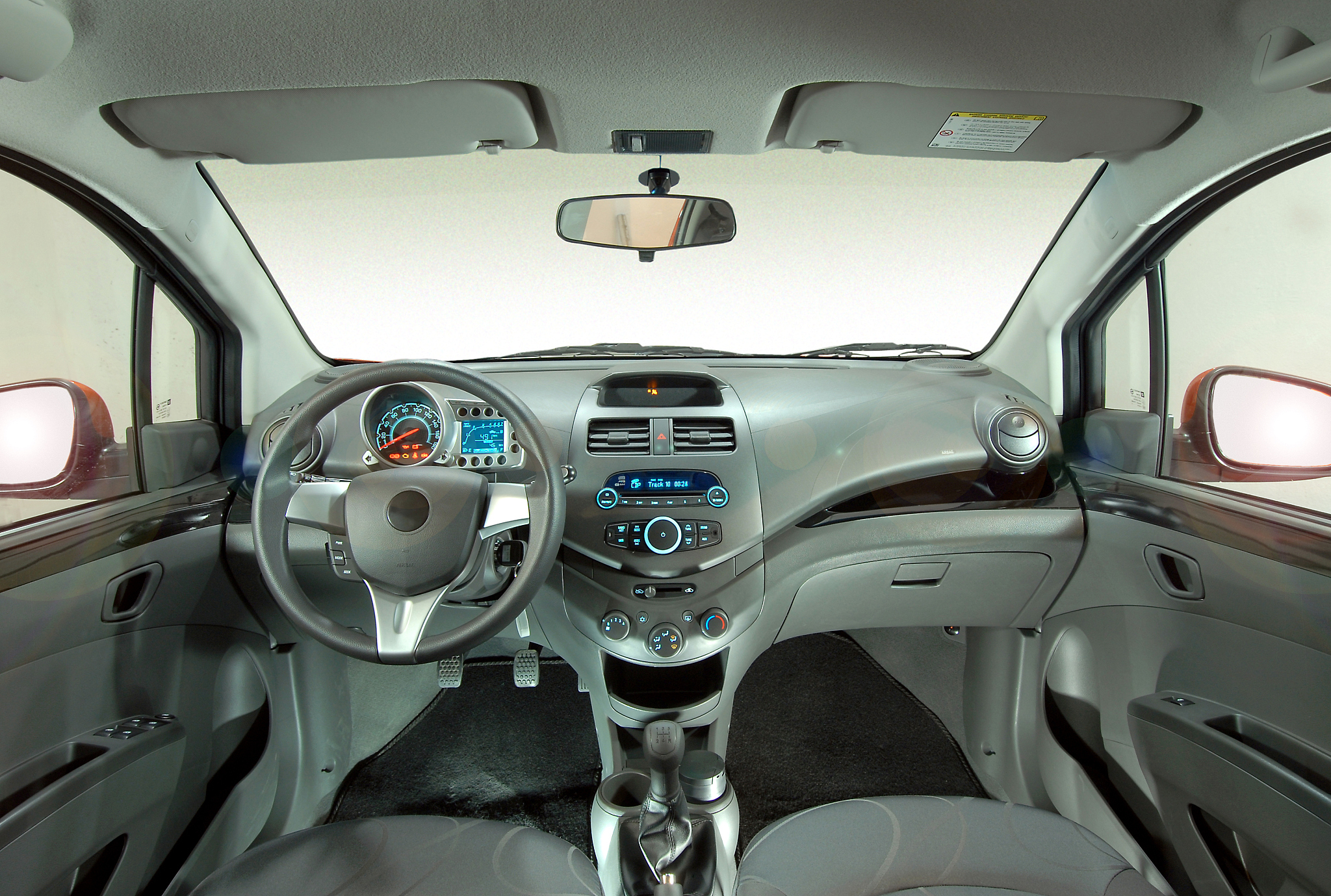 interior of a modern car