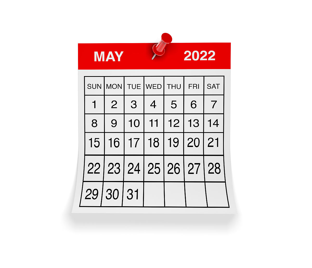 2022年6月有5个星期五和5个星期六吗？