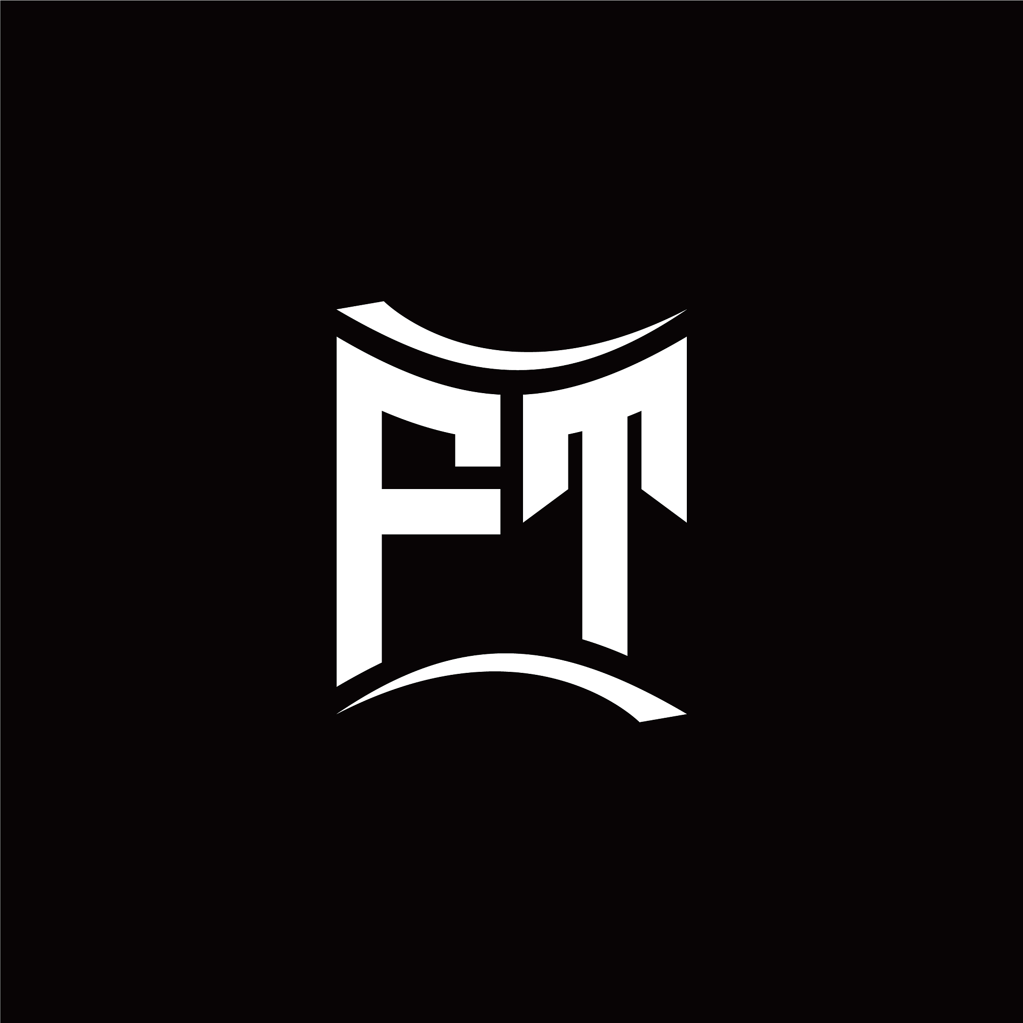 ft initial letter logo design modern template