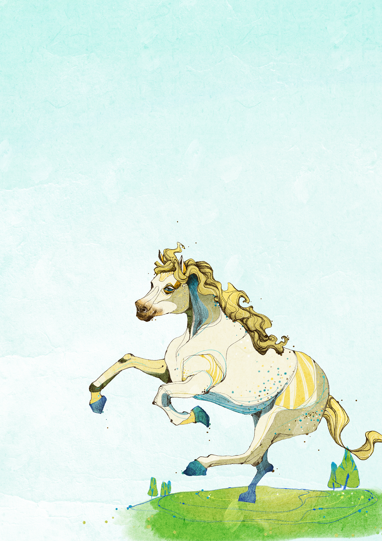 '绿绿海水任他游，大地草原是我家'是什么生肖？