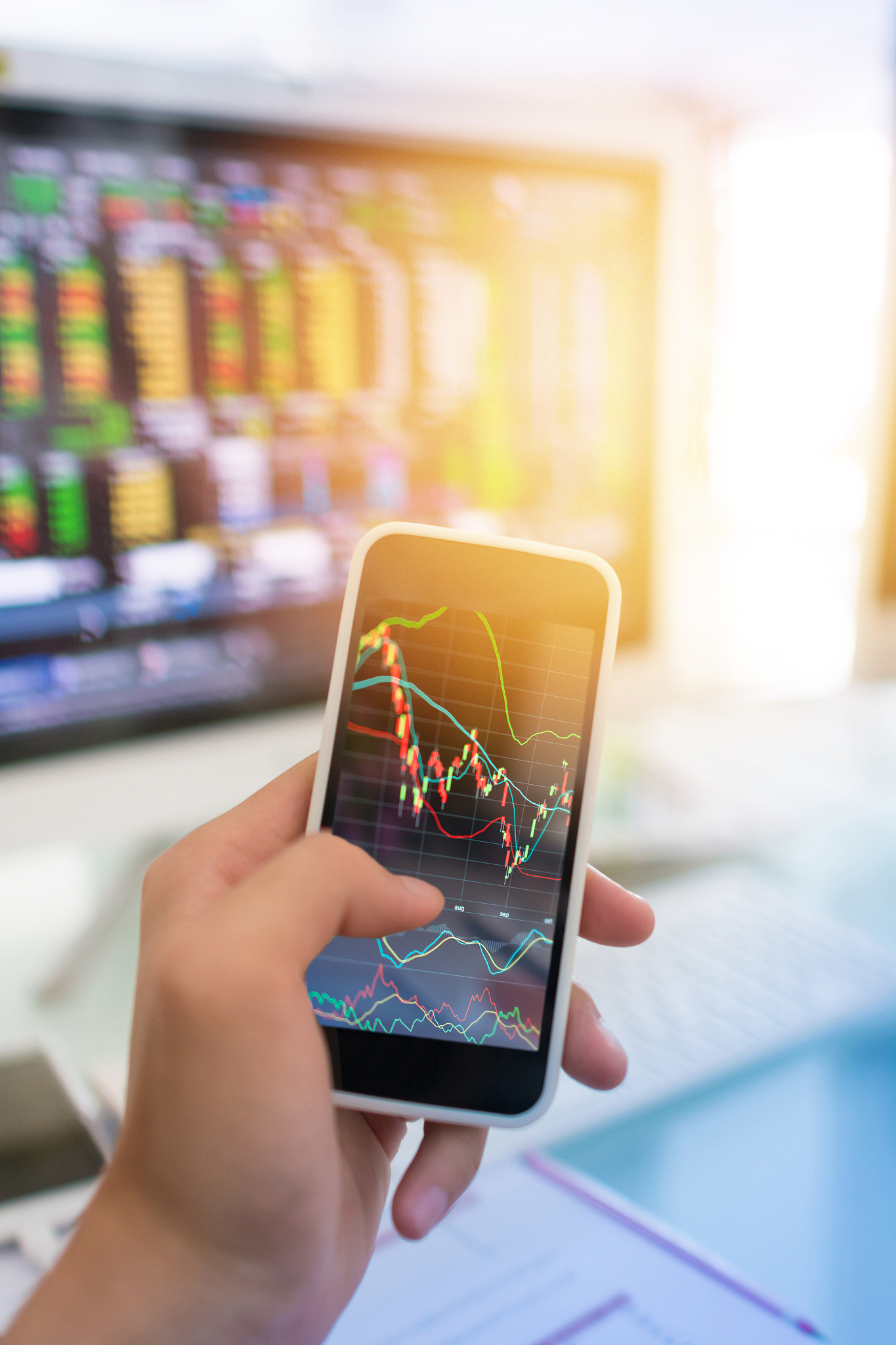 investment theme stockmarket and finance business analysis stock
