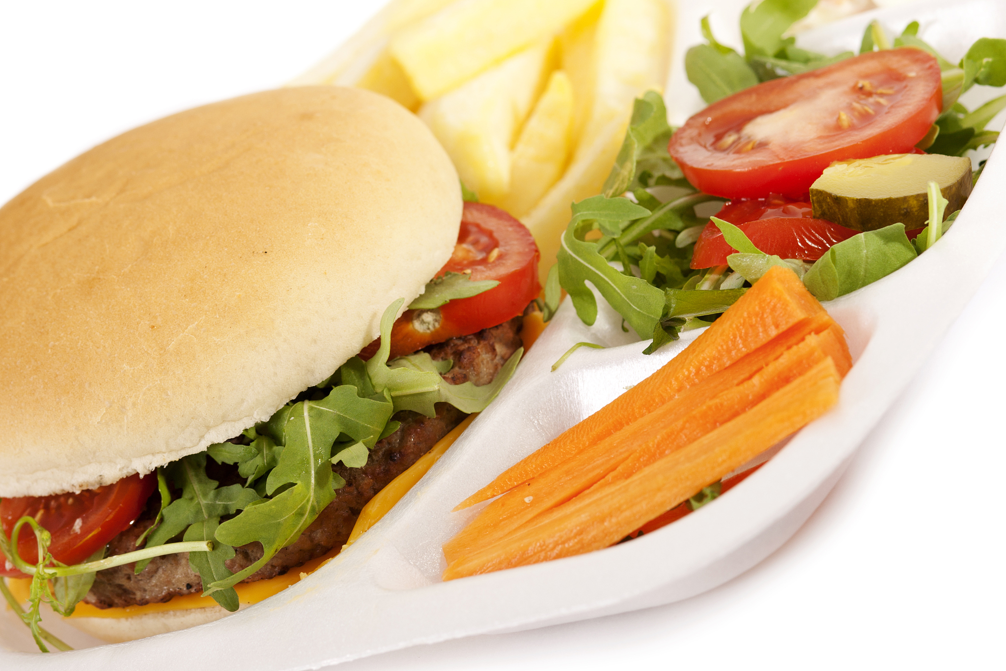 unhealthy school lunch