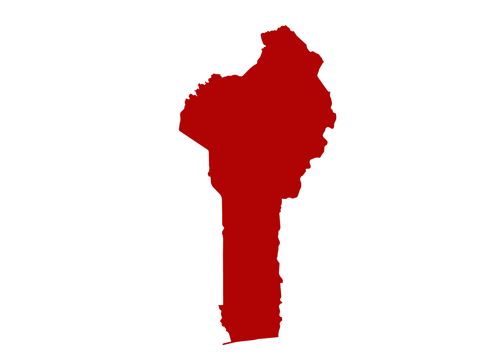 benin map