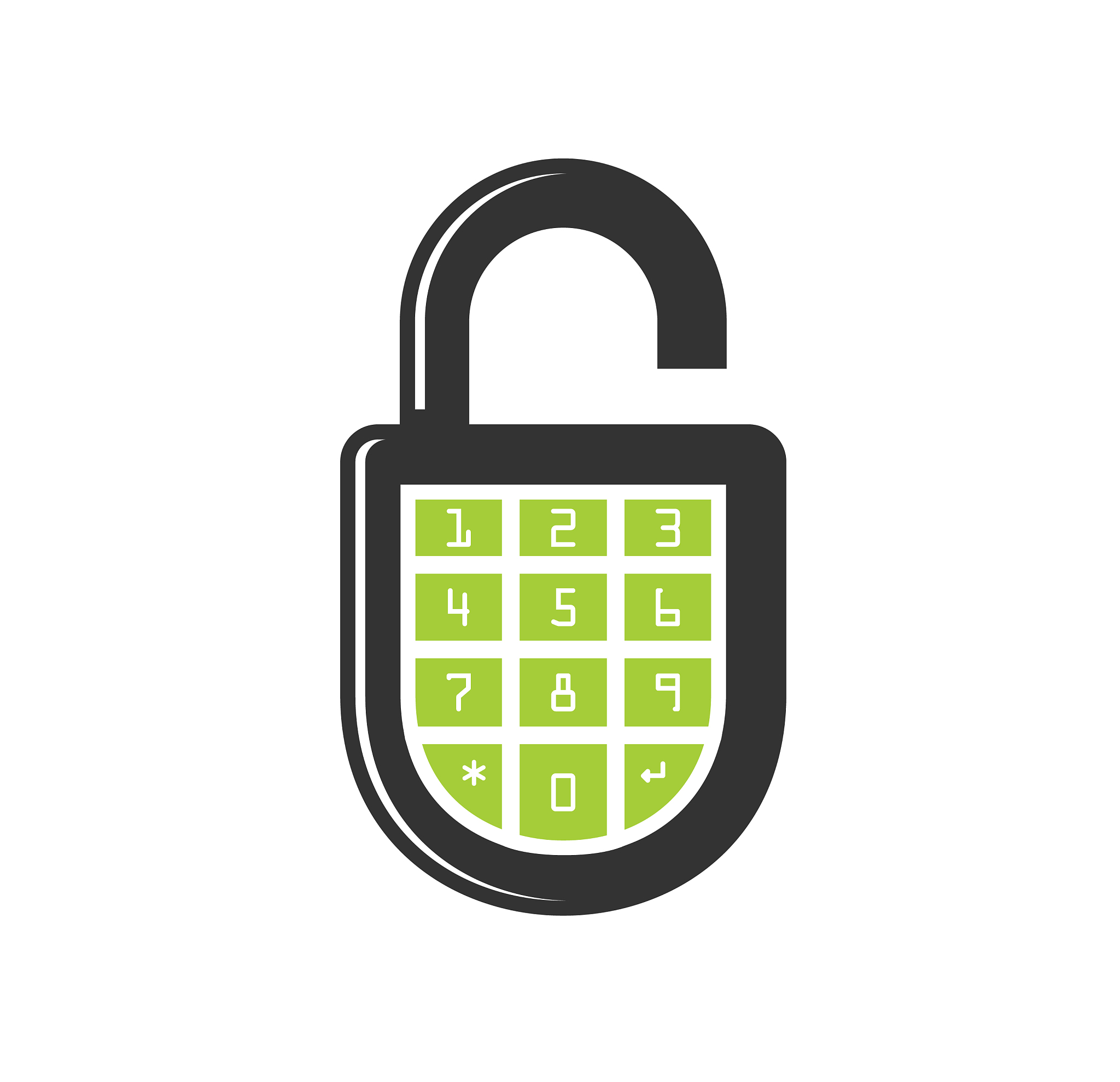 password related icon on background for graphic