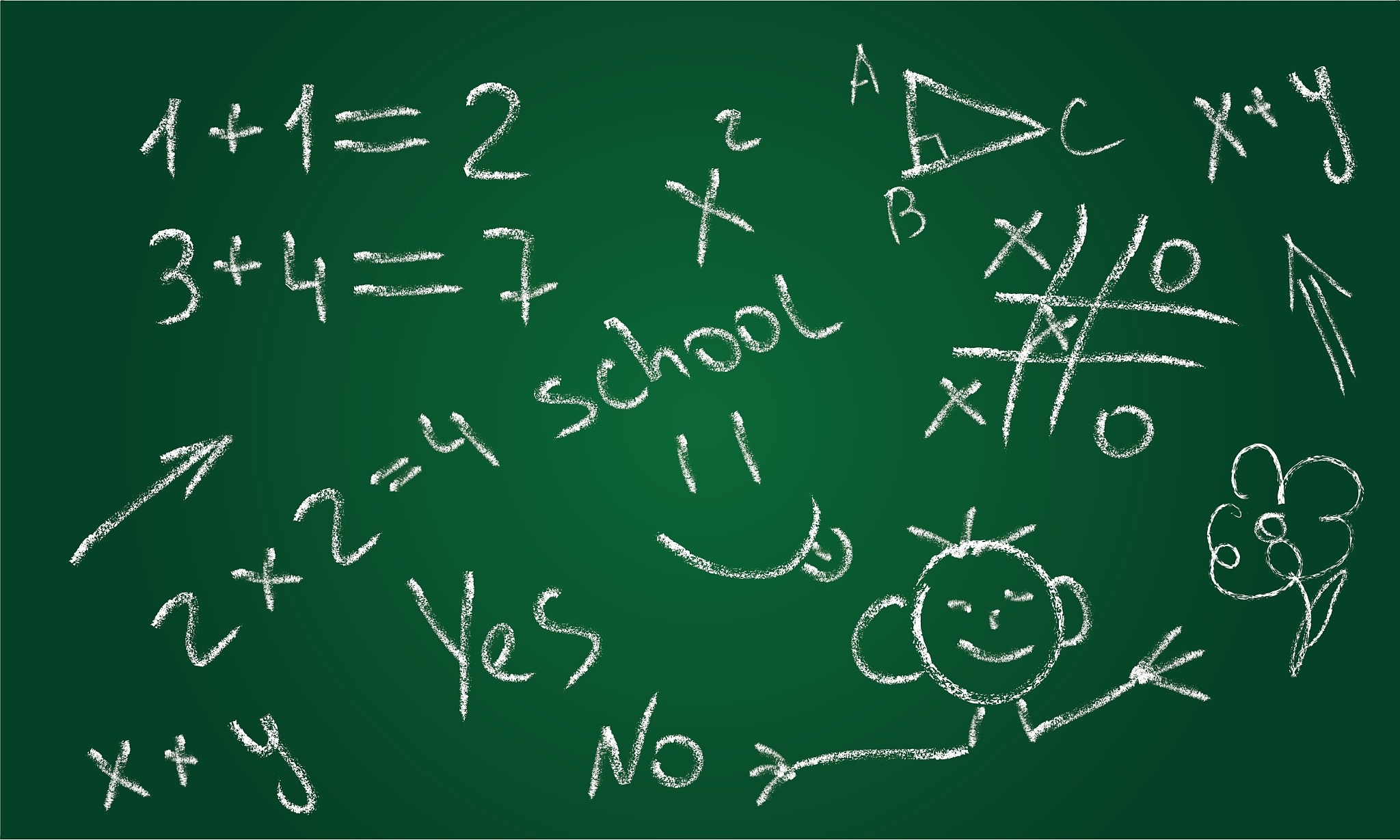 school chalkboard
