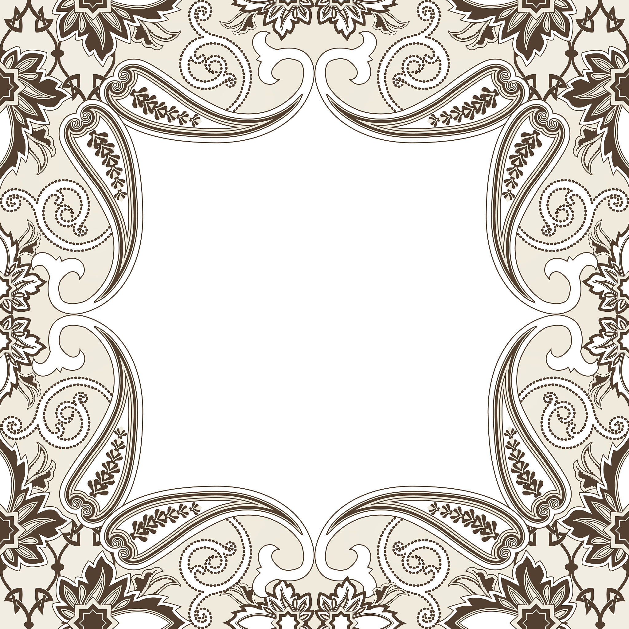 eastern filigree ornament background.