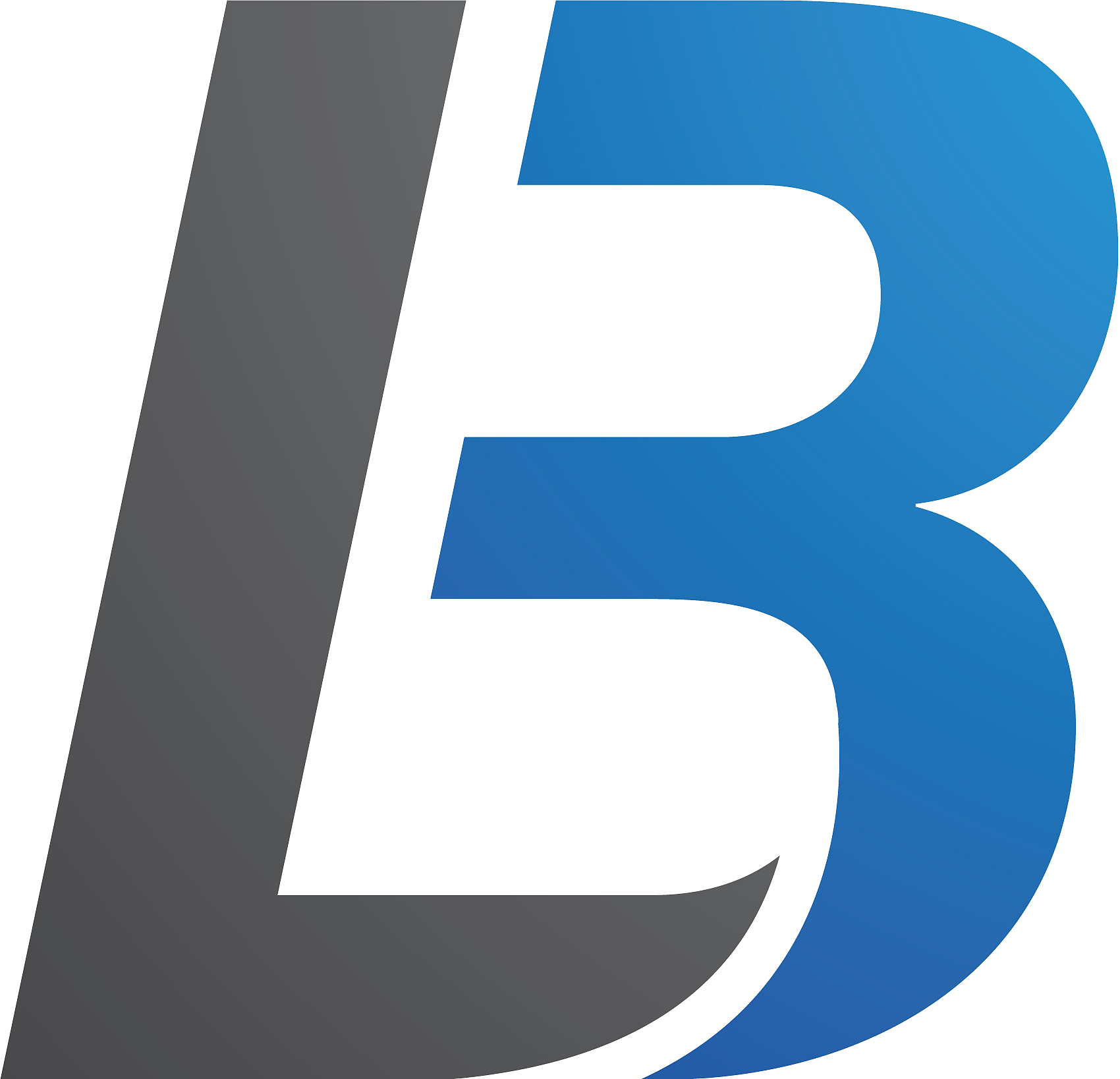 b letter logo business professional logo template