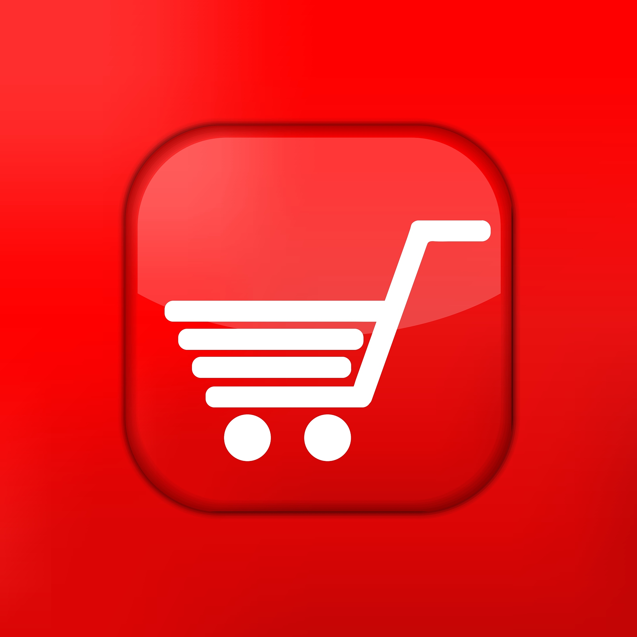 glossy red misc icons
