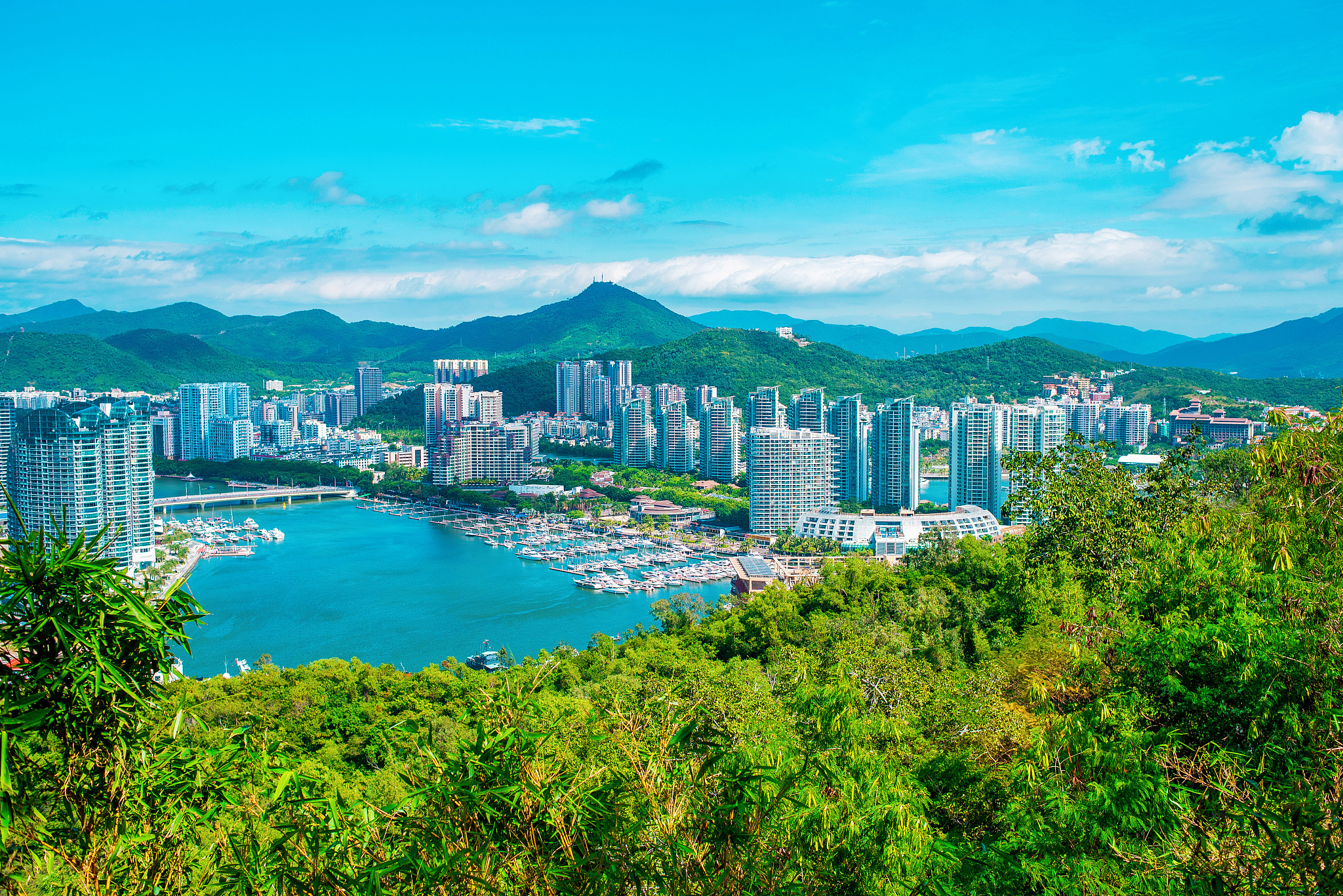 paradise island hainan, sanya city, china.