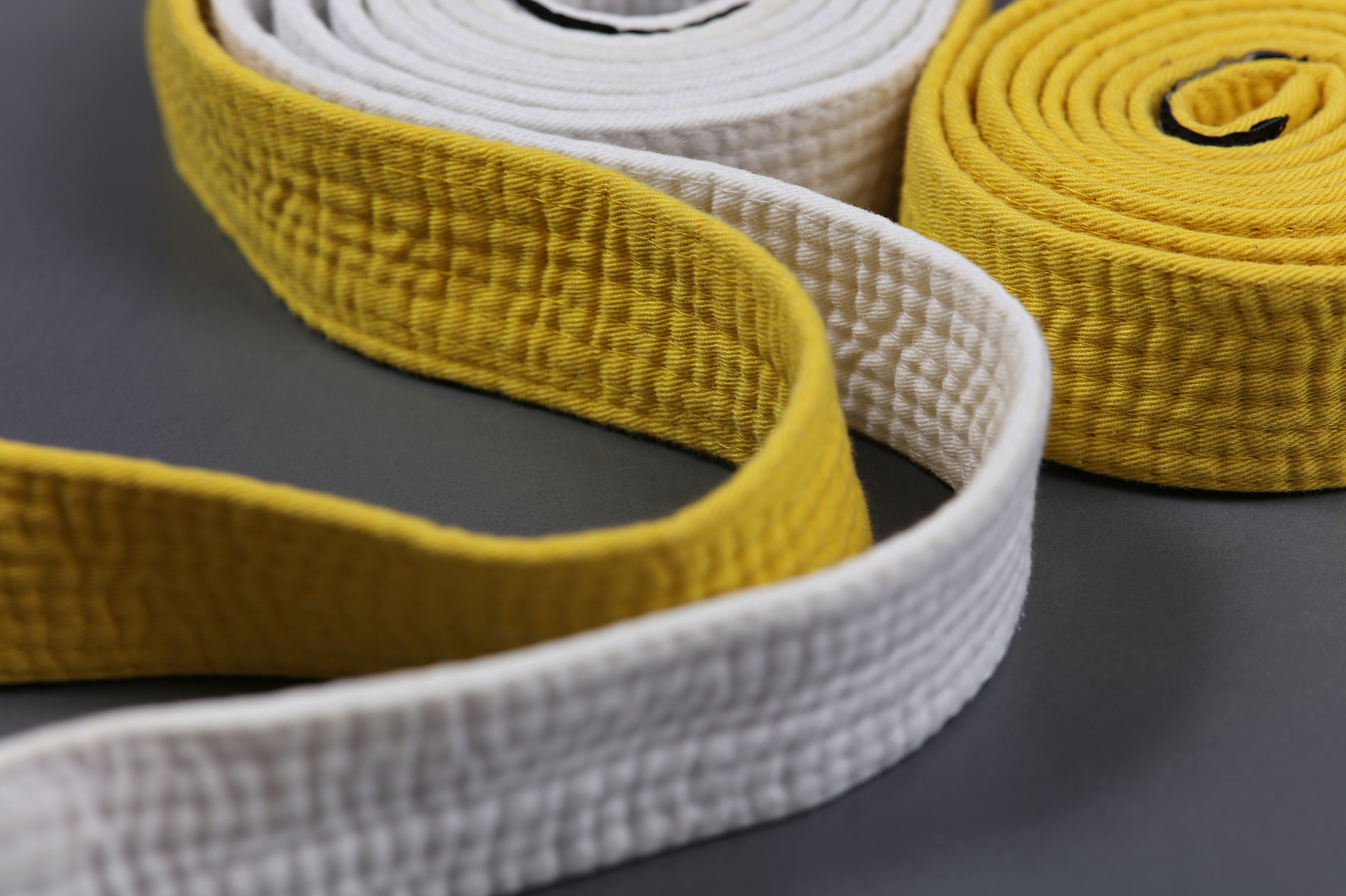 martial art belt close up background
