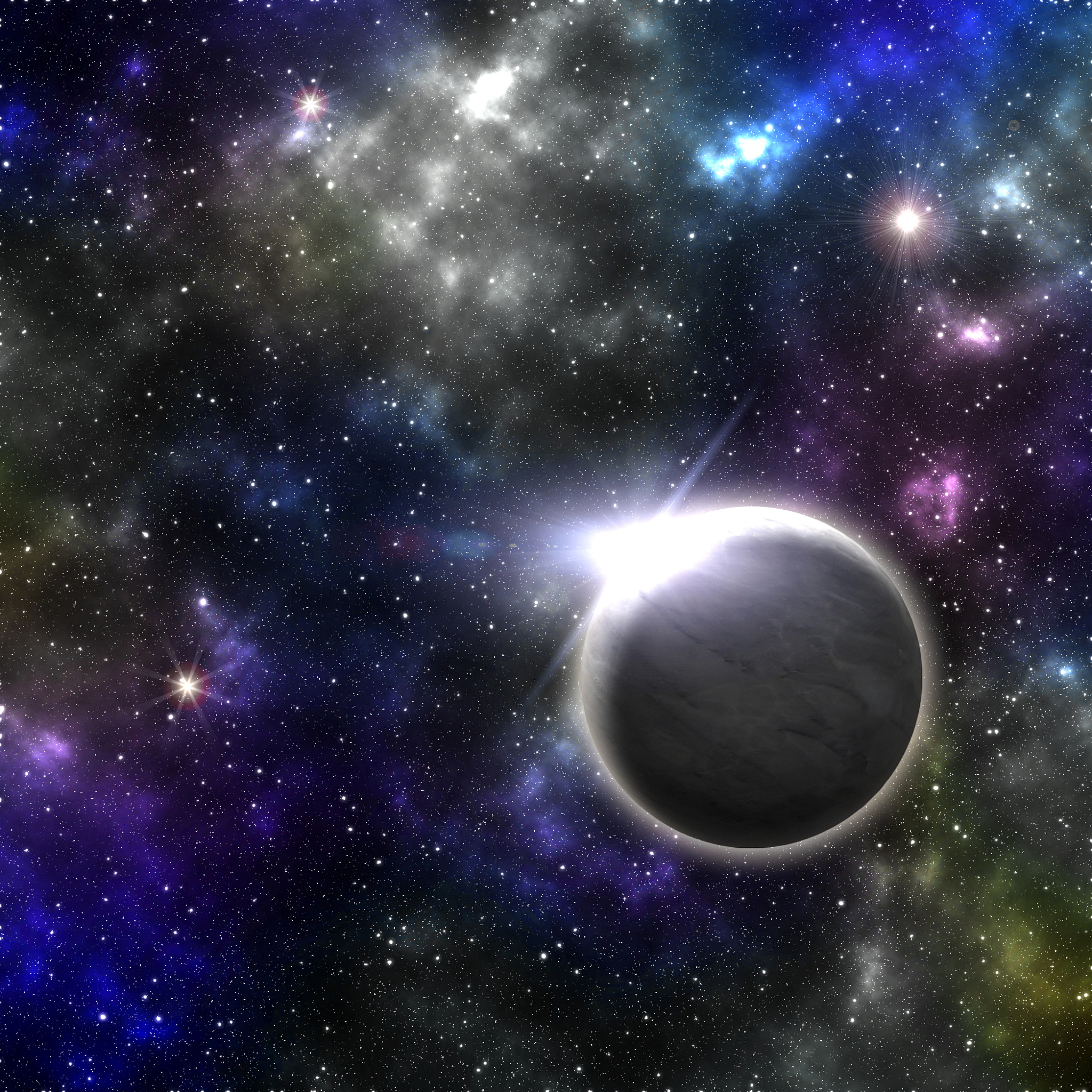 planet in space