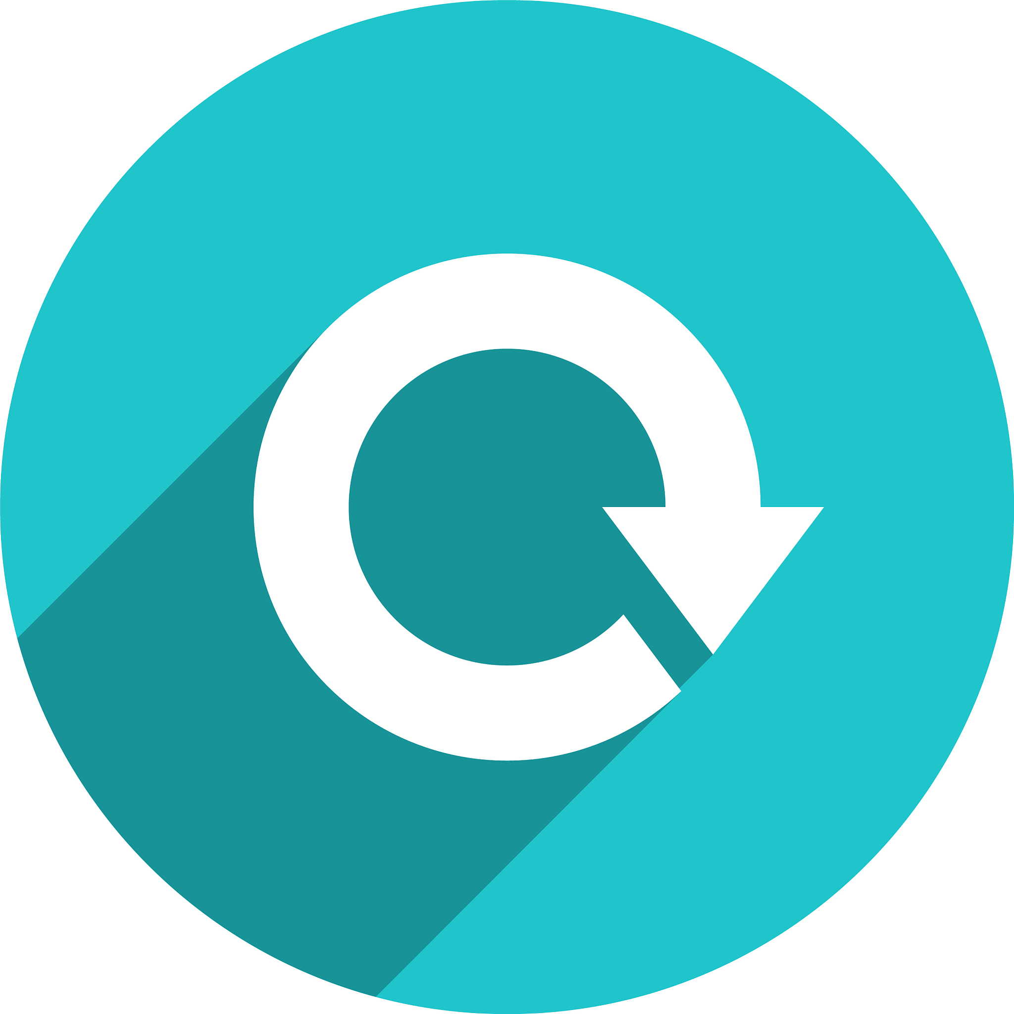 arrow sign reset icon circle button