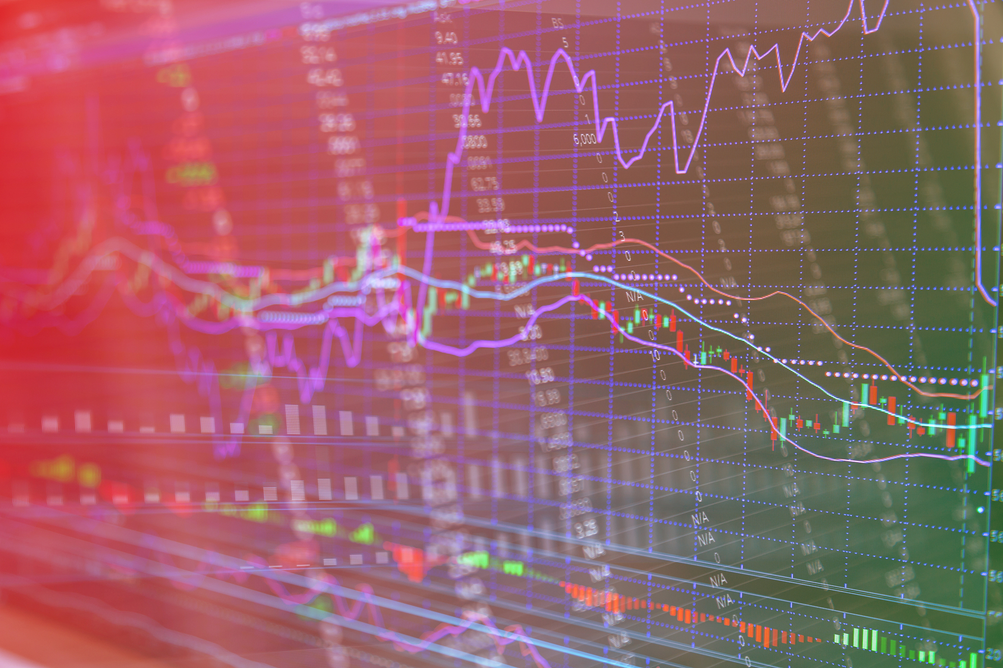 stock market chart background