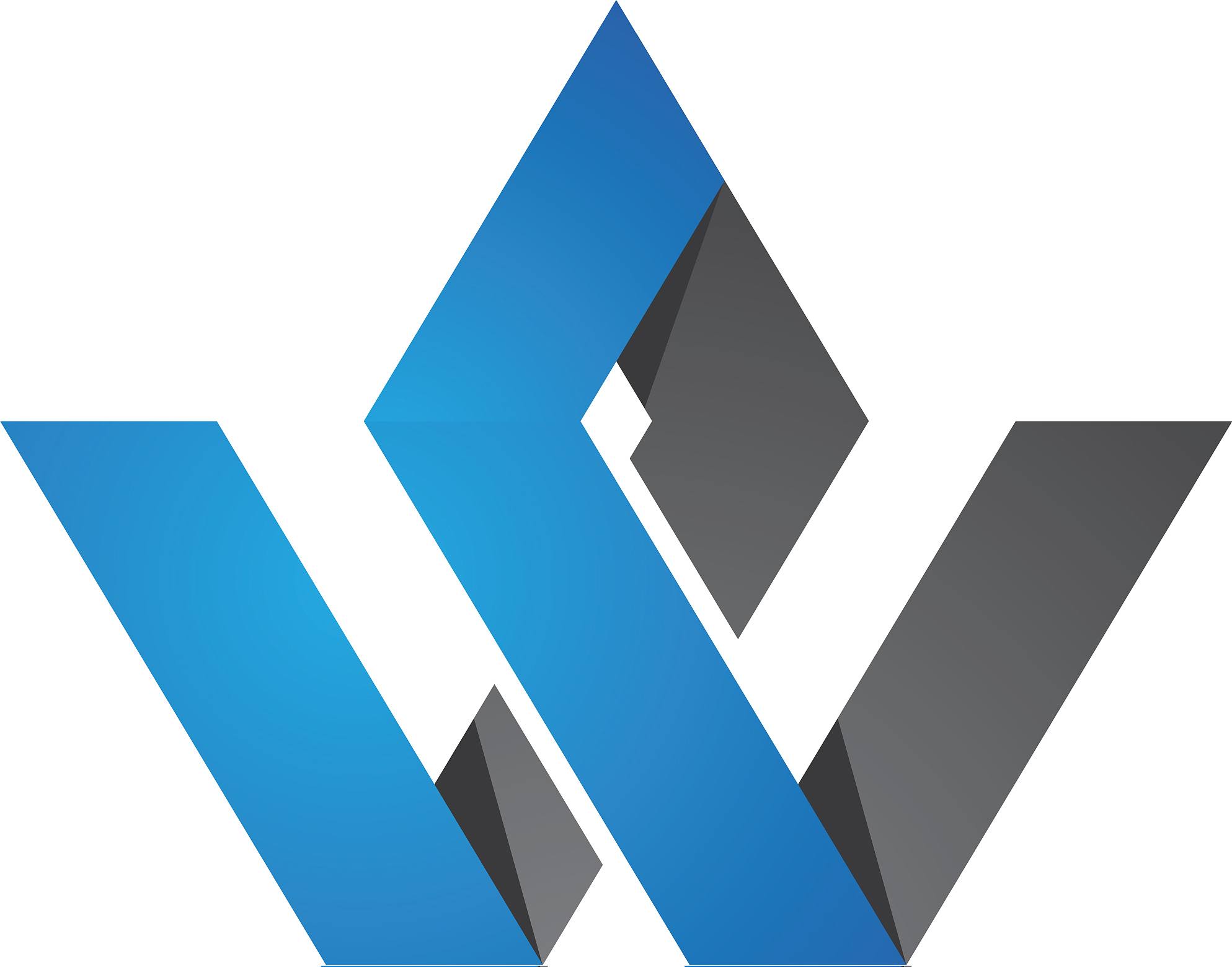 w letter logo template